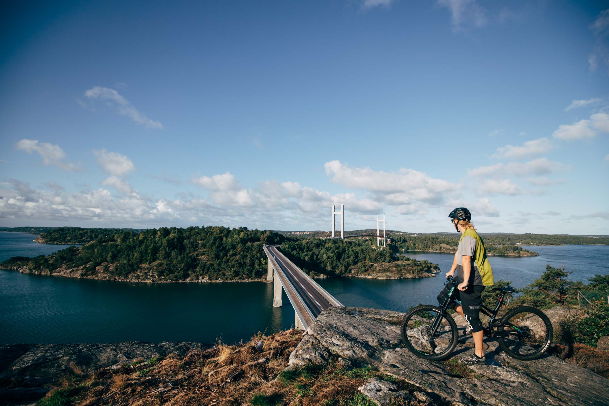 Biking at Stenungsön