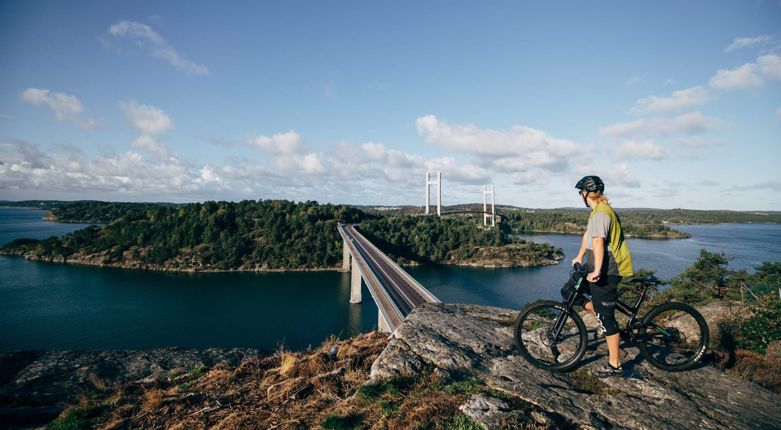 Biking at Stenungsön