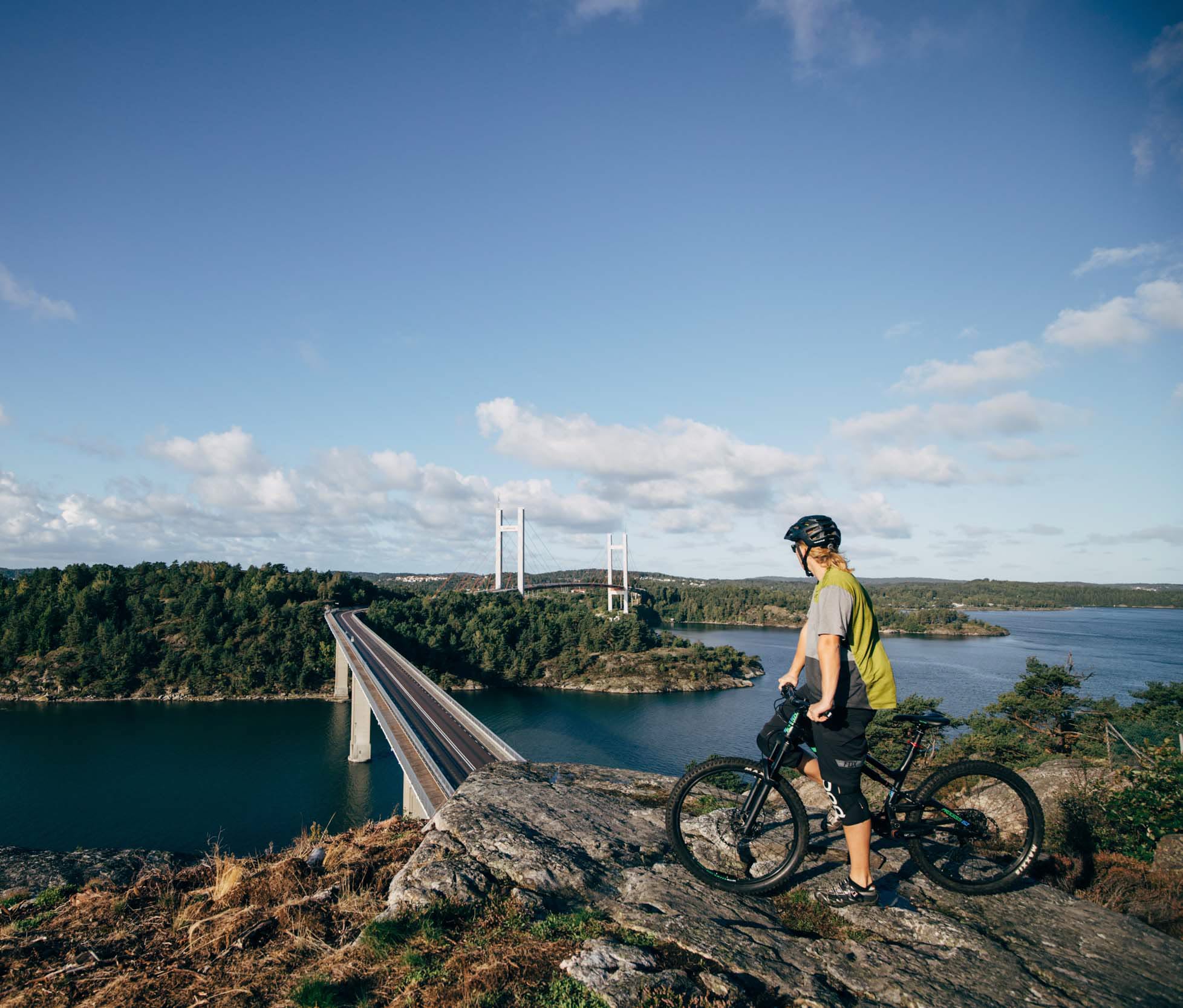 Biking at Stenungsön