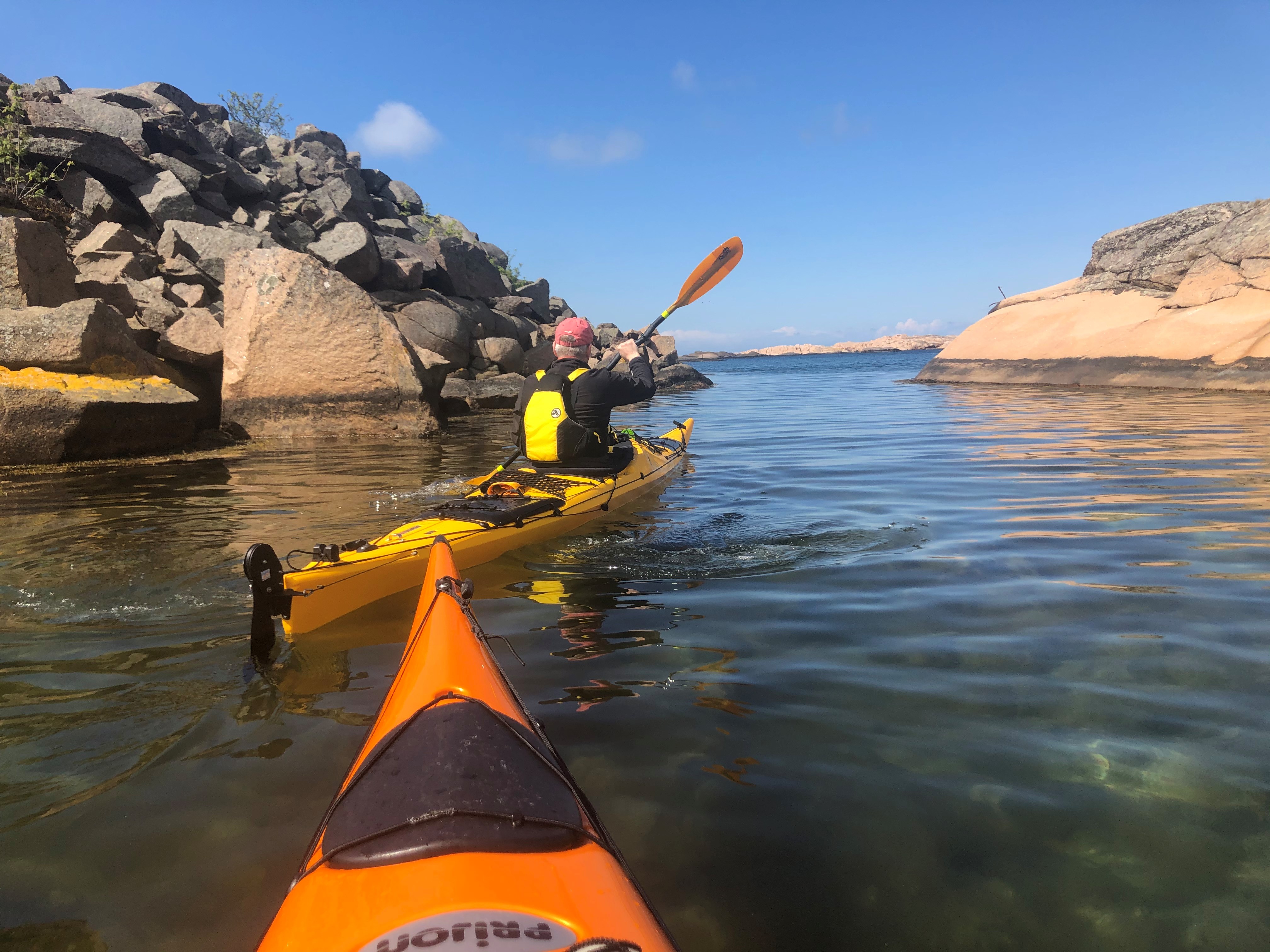 Guidad tur med havskajak på Ramsvik Stugby & Camping