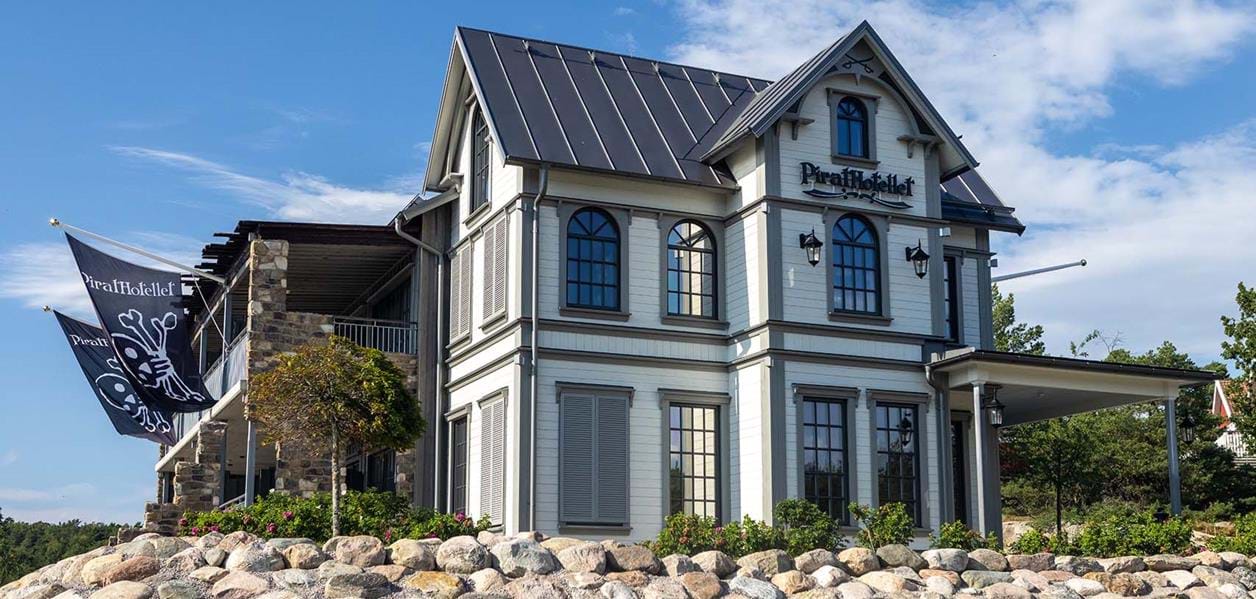 Hotel, pirate theme at Daftö resort