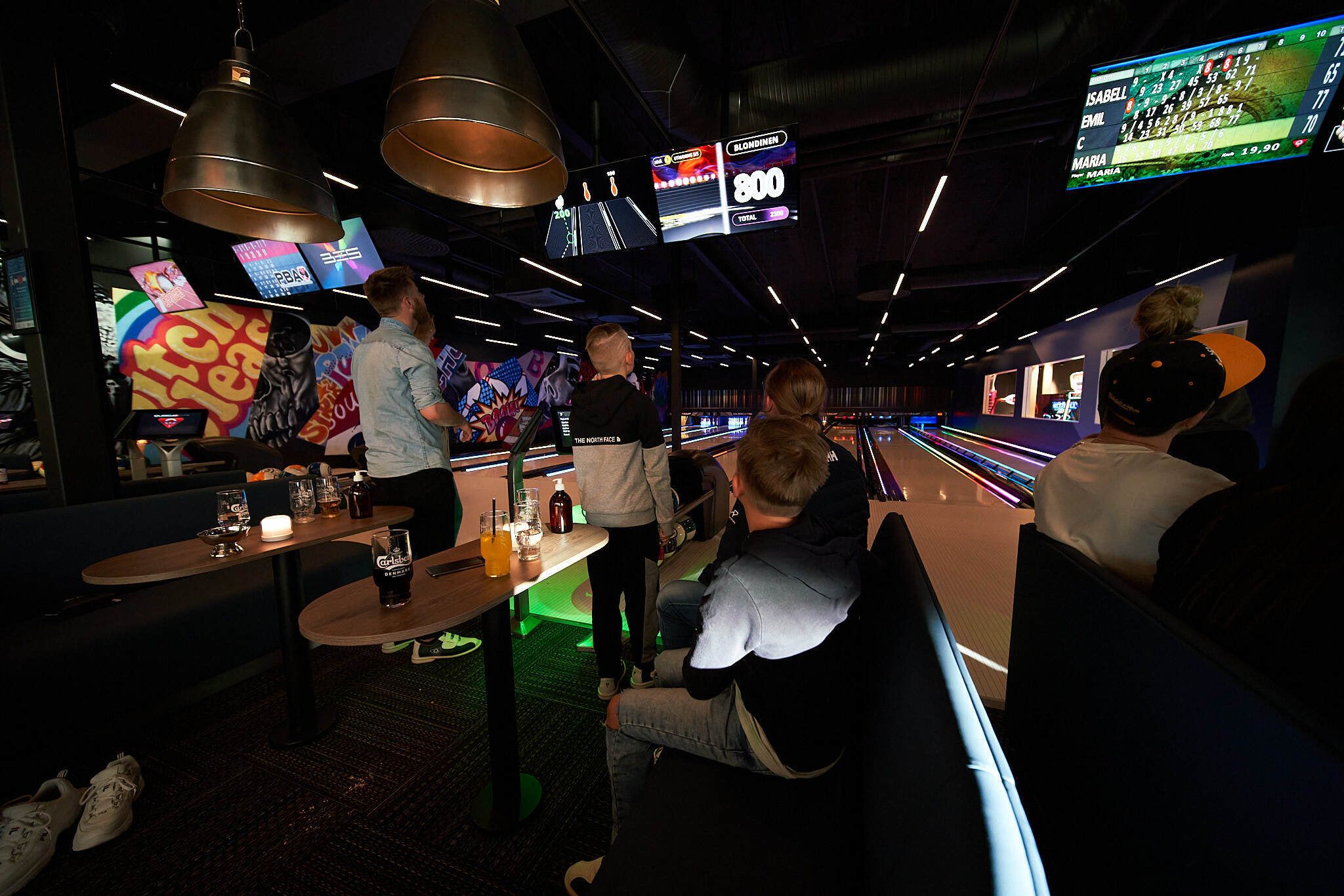 Bowling på Food court Strömstad