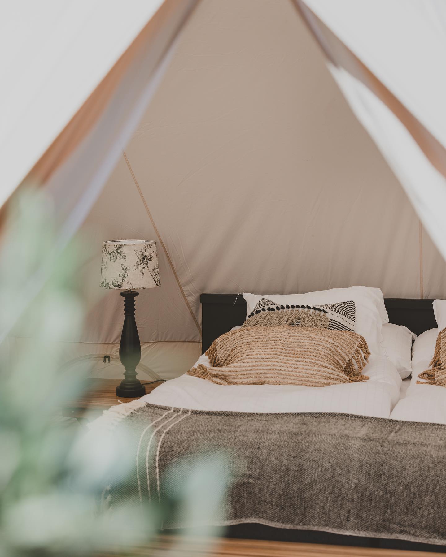 Canvastält på Kläpphagen