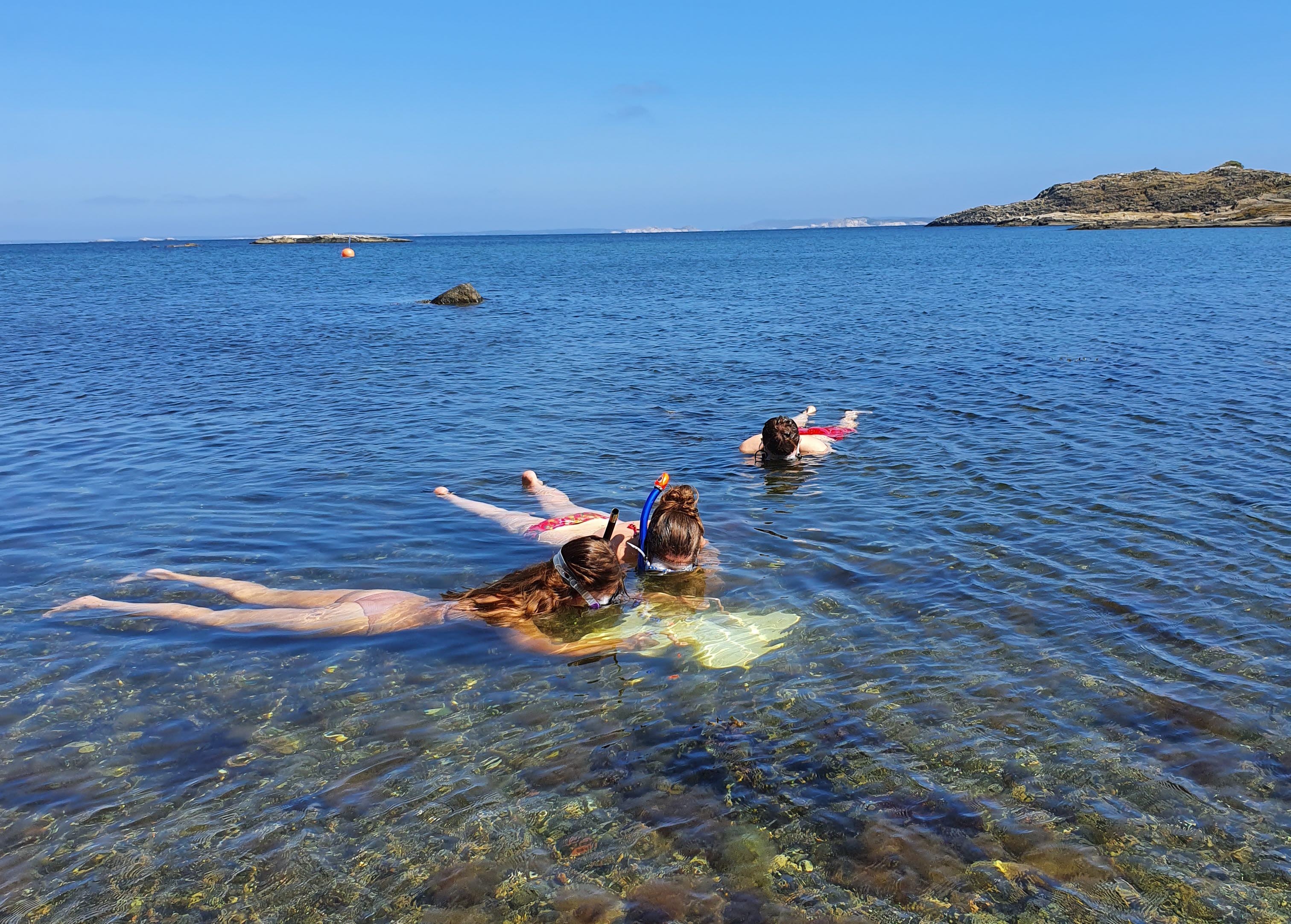 Snorkelled på Sydkoster 
