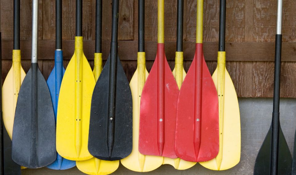 Paddelåror i olika färger