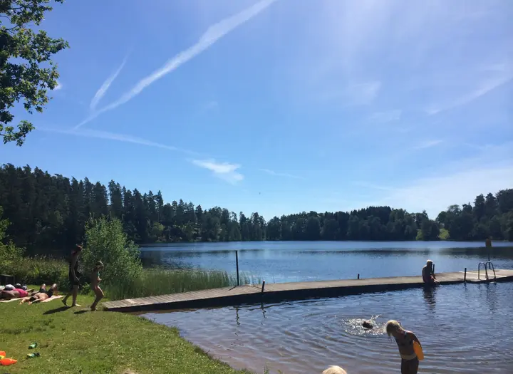Roasjöns badplats