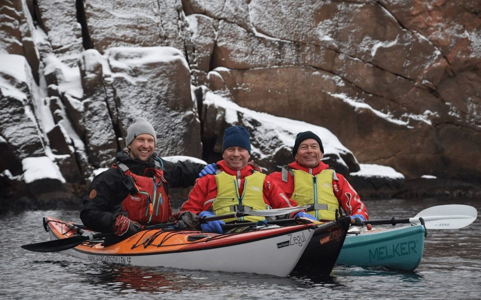 Vinterpaddling Skärgårdsidyllen