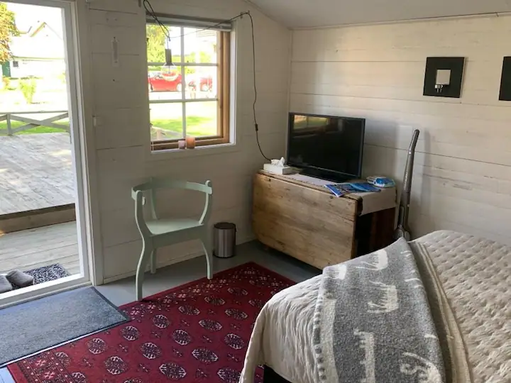 Interiör på ett sommarboende.