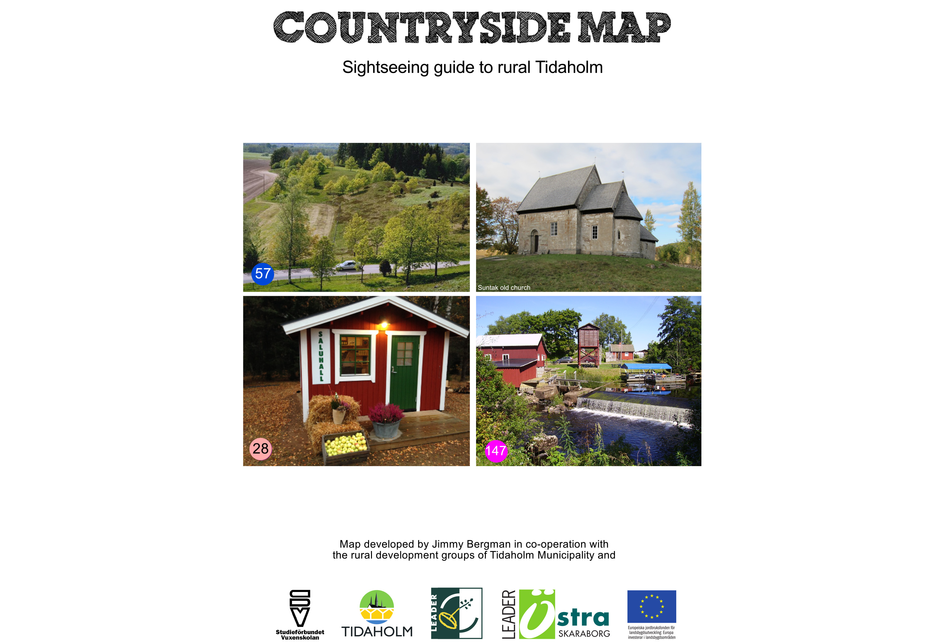 Brochure of our Rural Map in English.
