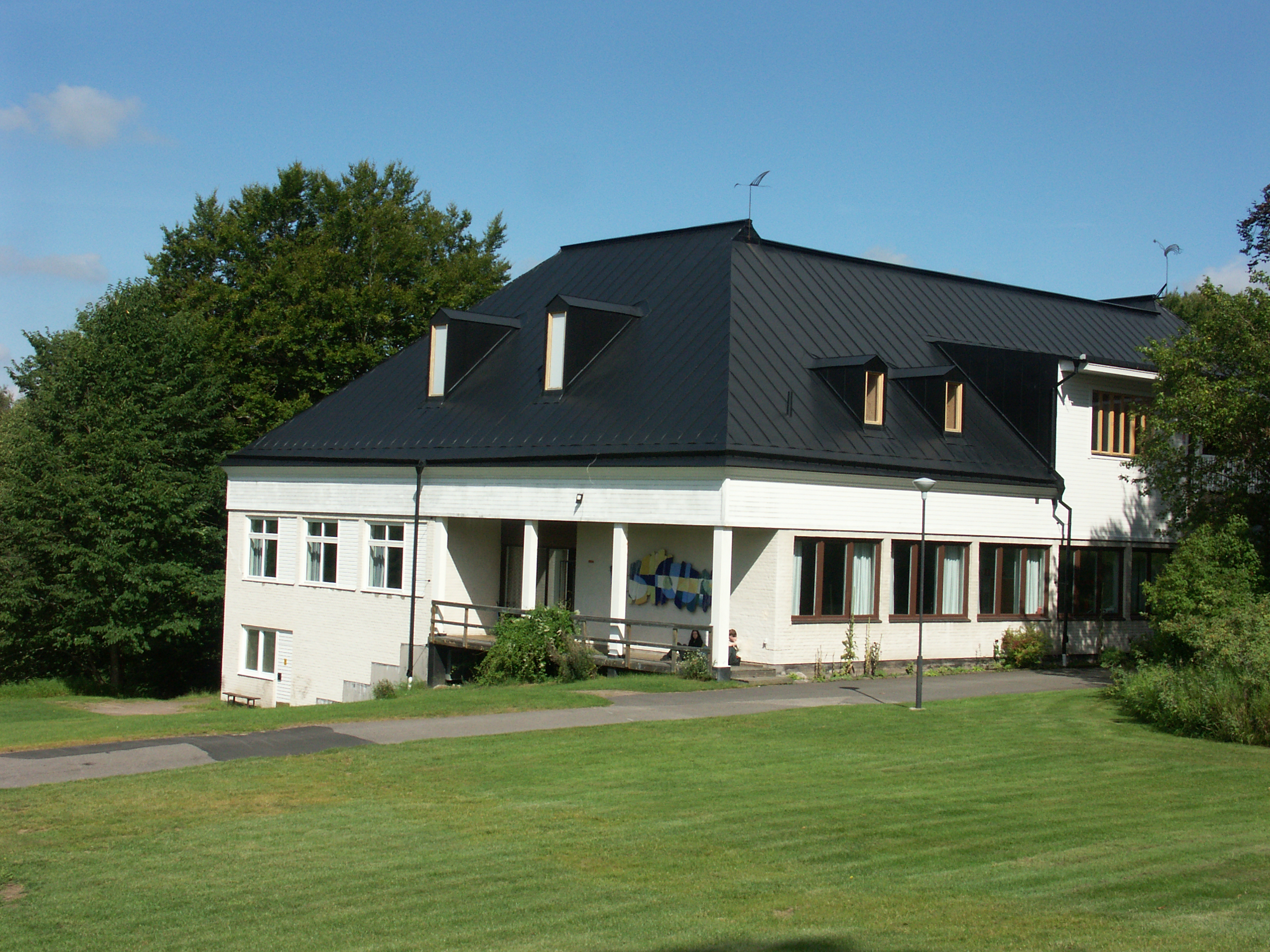 Vy över Konstlitografiska muséet i Tidaholm.