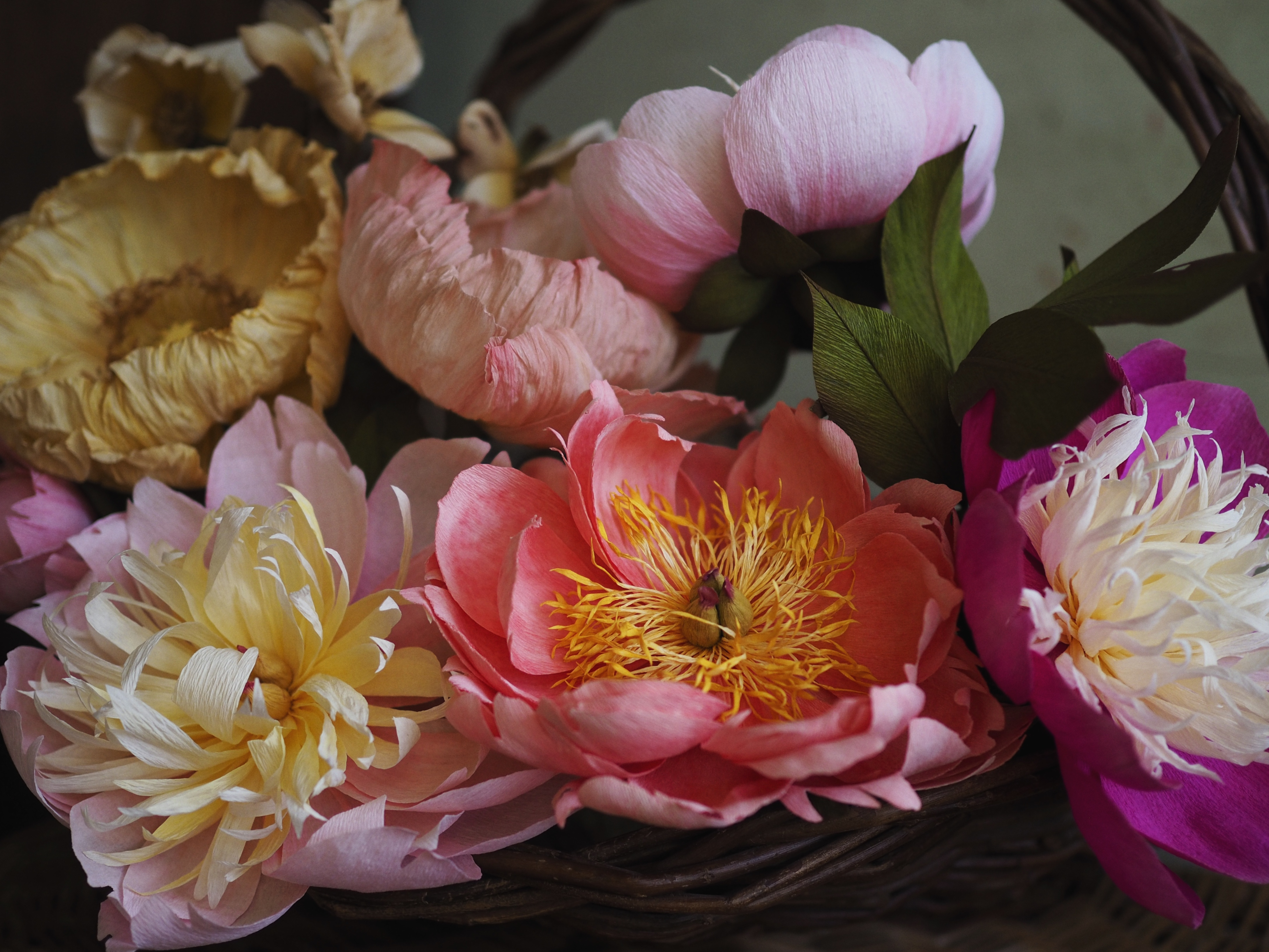 Bild på blomsterkorg av Karin Edlund.