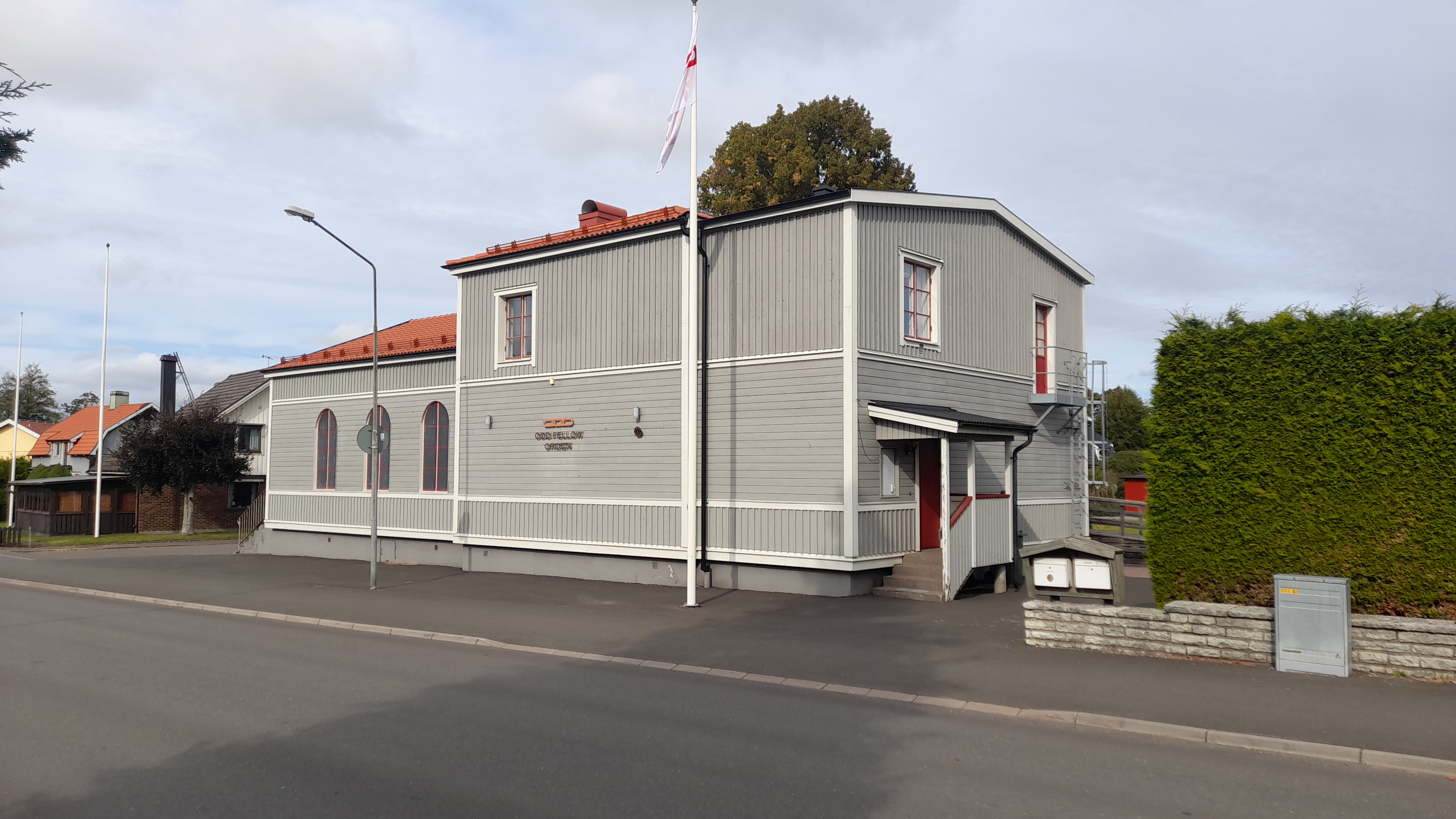 Bild på Odd Fellows lokal.