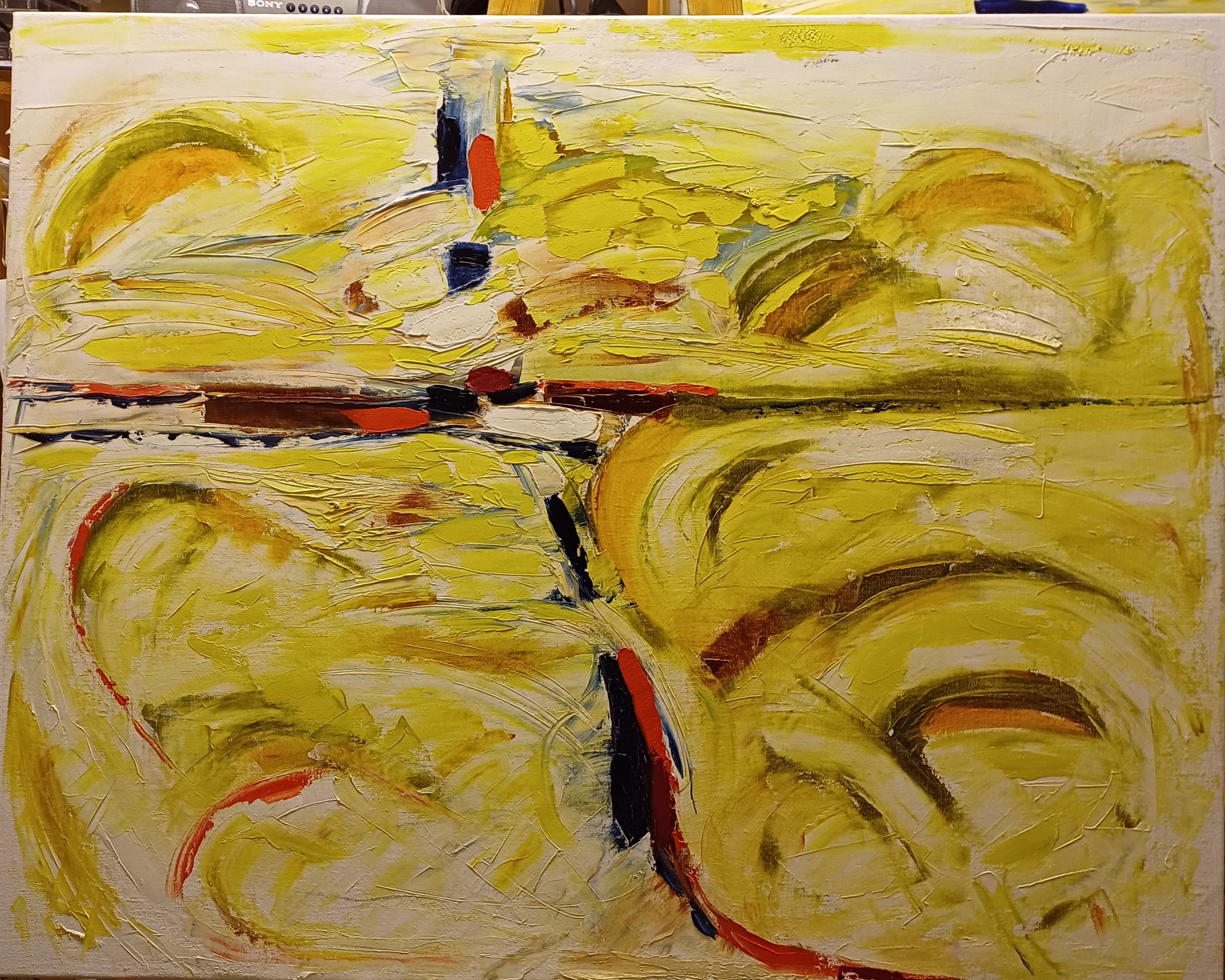 Abstrakt konst av Torbjörn Samuelsson