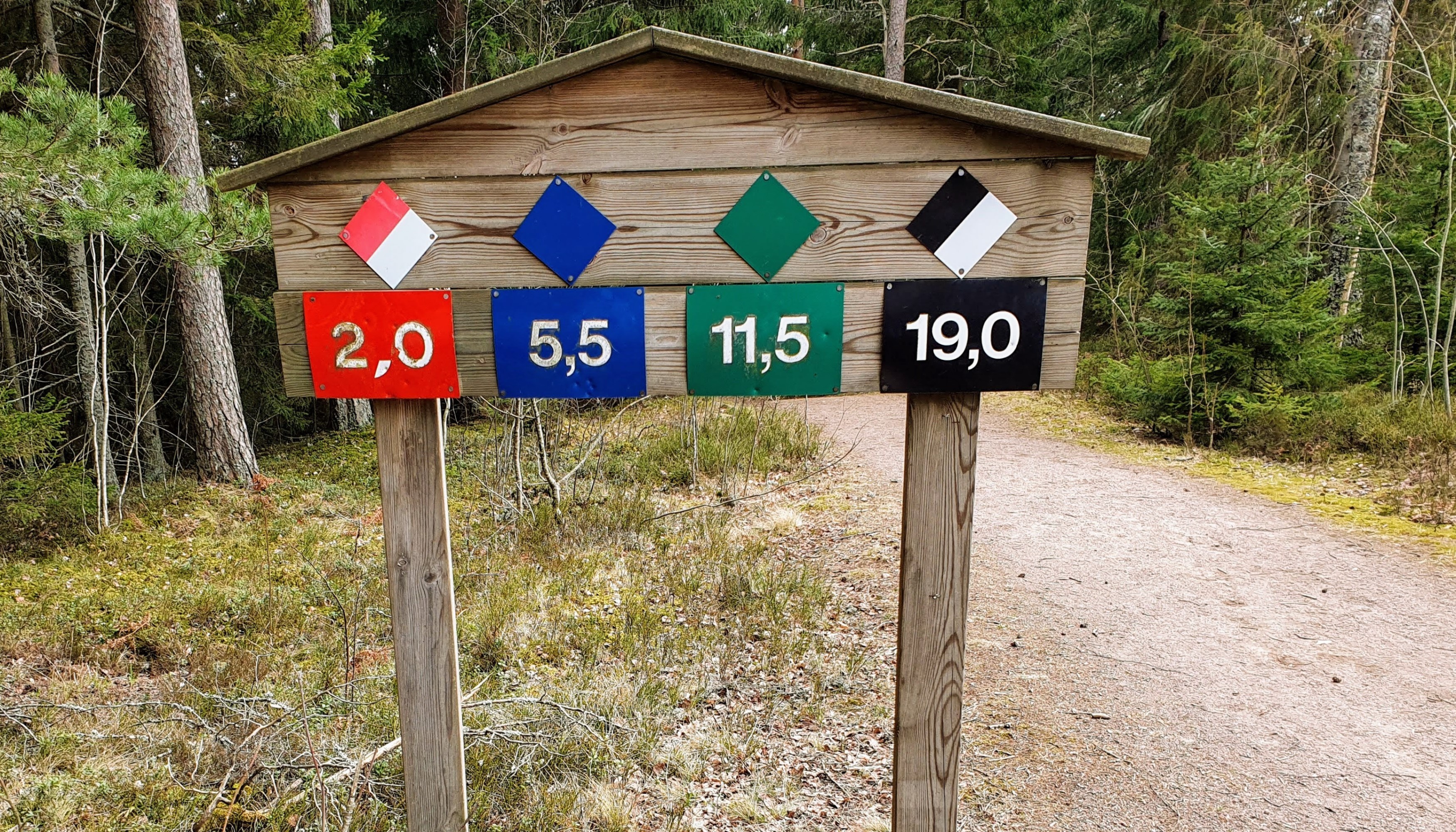 Joint markings Hökensås.