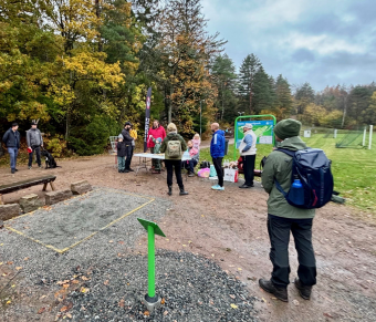 Invigning discgolfbana