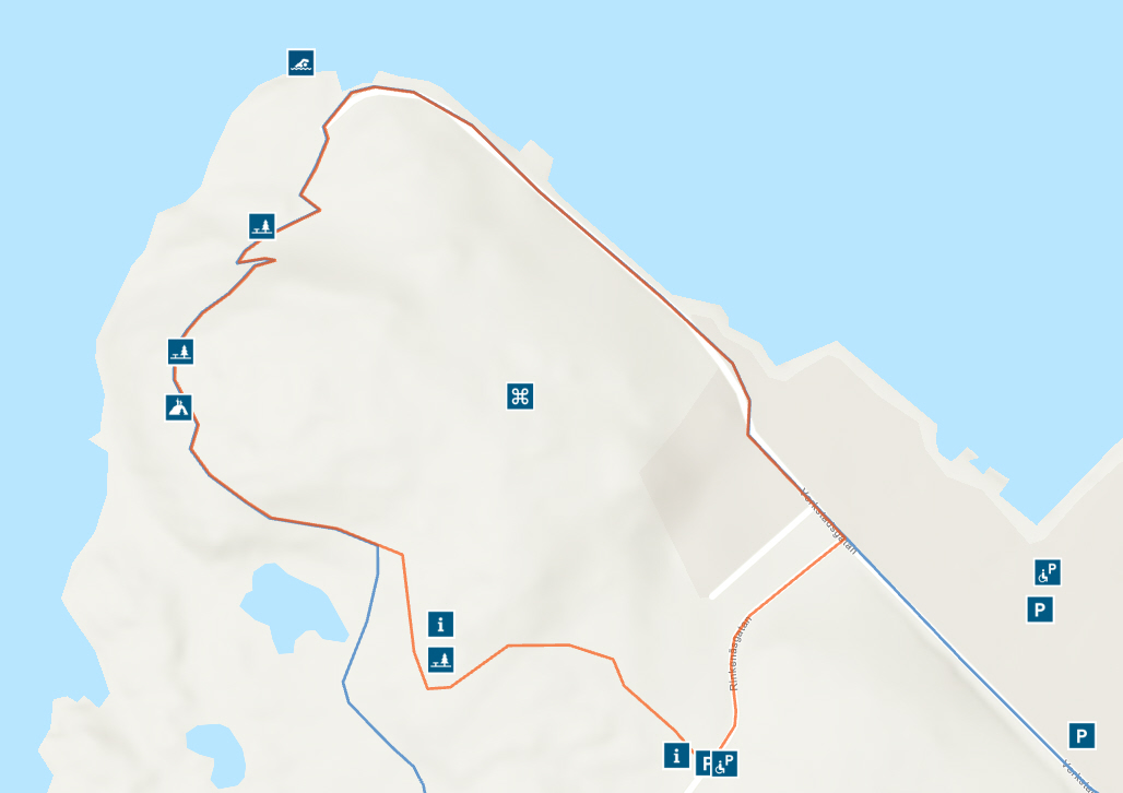 Karta Victoria-stigen