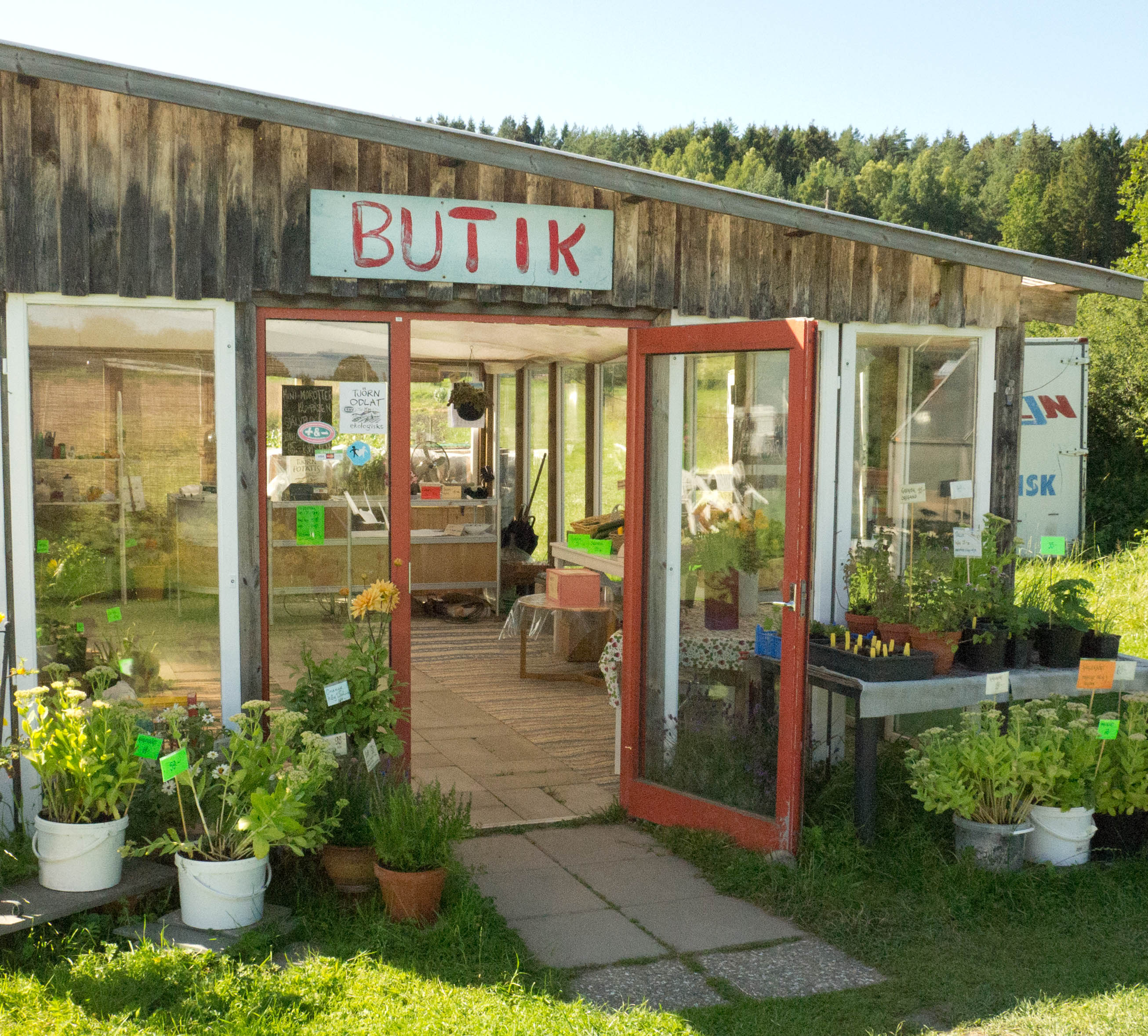 Mölnebo odlingar grönsaker från gårdsbutiken