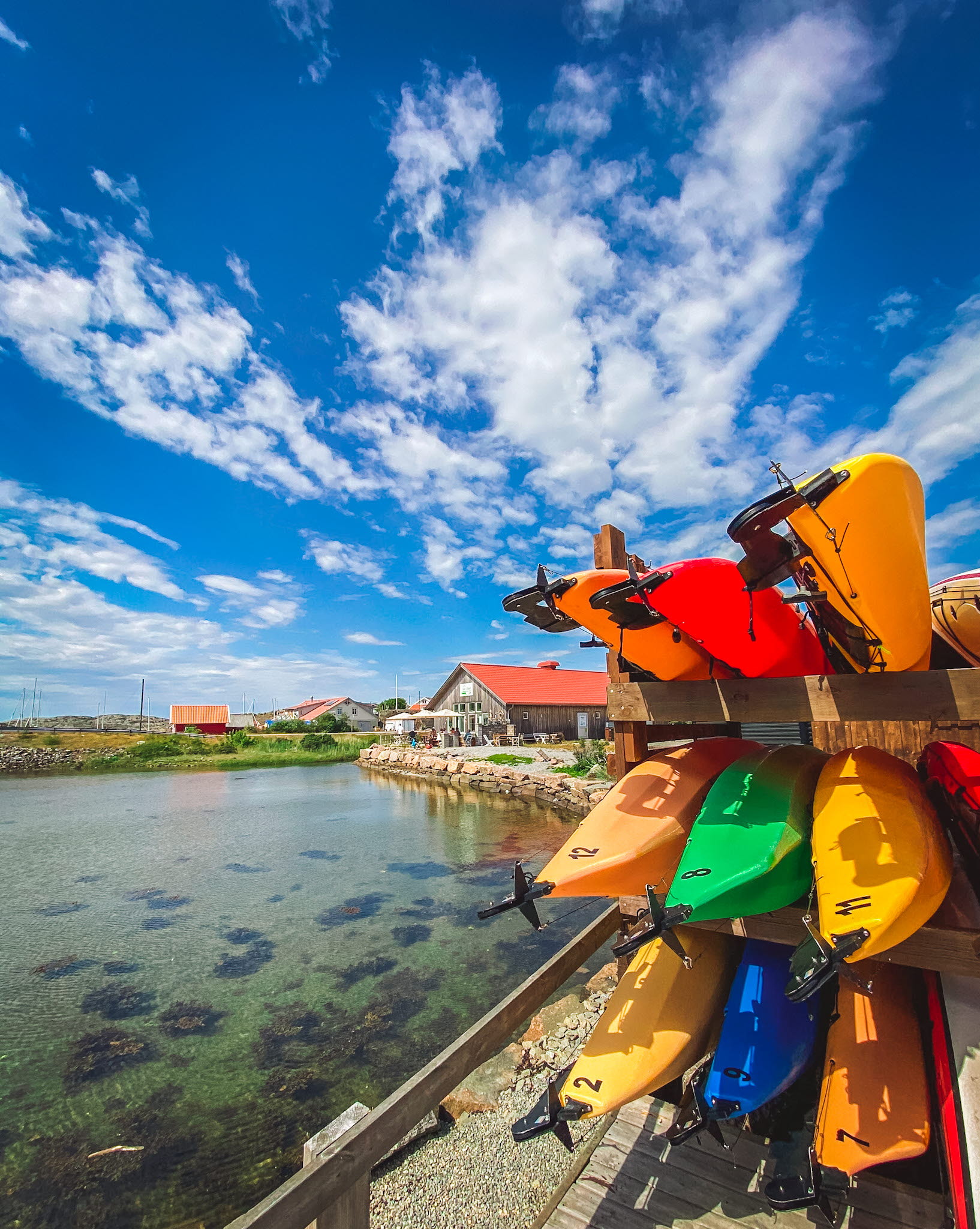 Kajaker vid Kajaktiv Tjörn