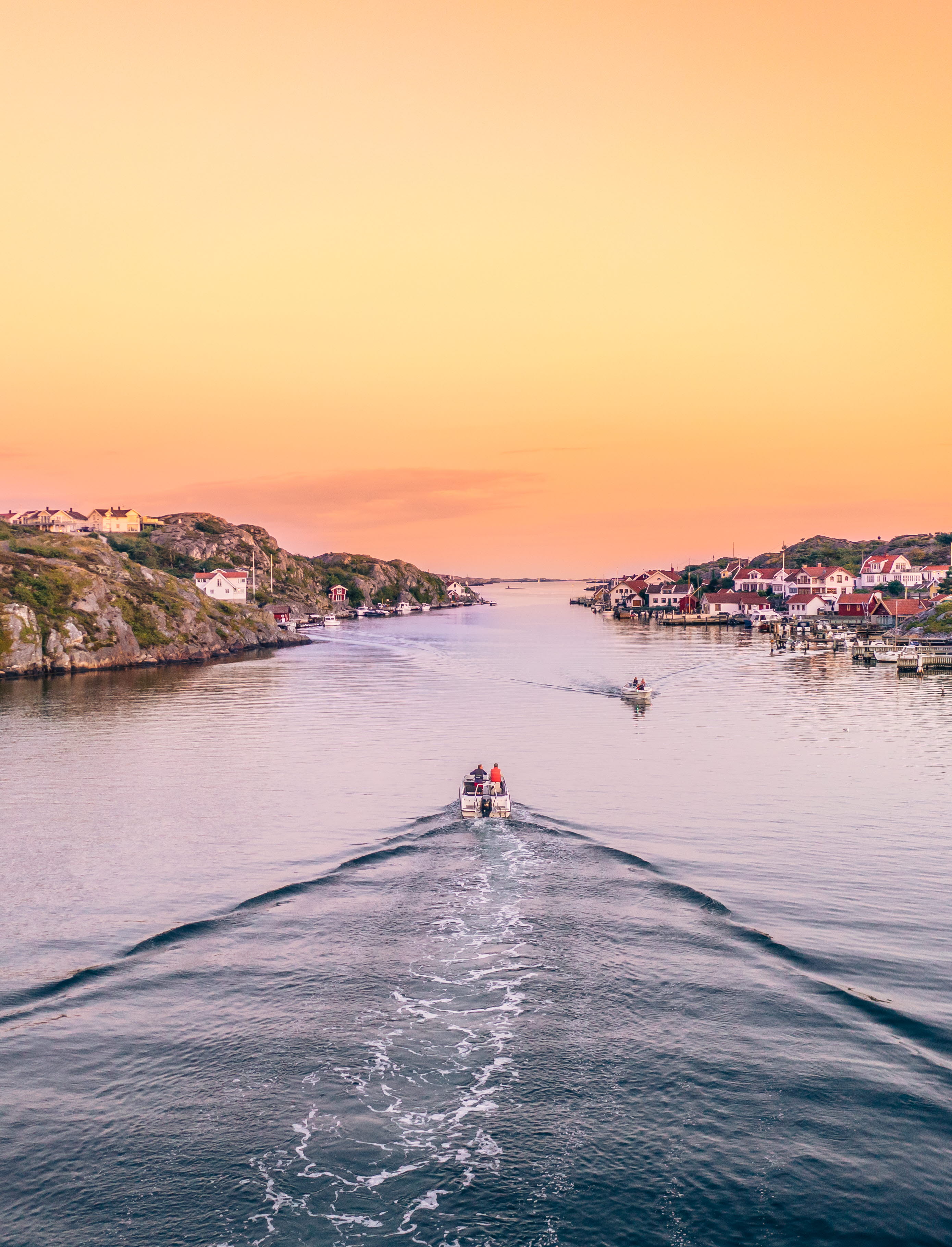Sundet mellan Kyrkesund och Härön 