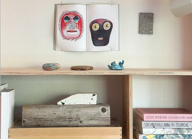 Atelier blå houses är tre små stugor att hyra vid rösselvik på Tjörn 