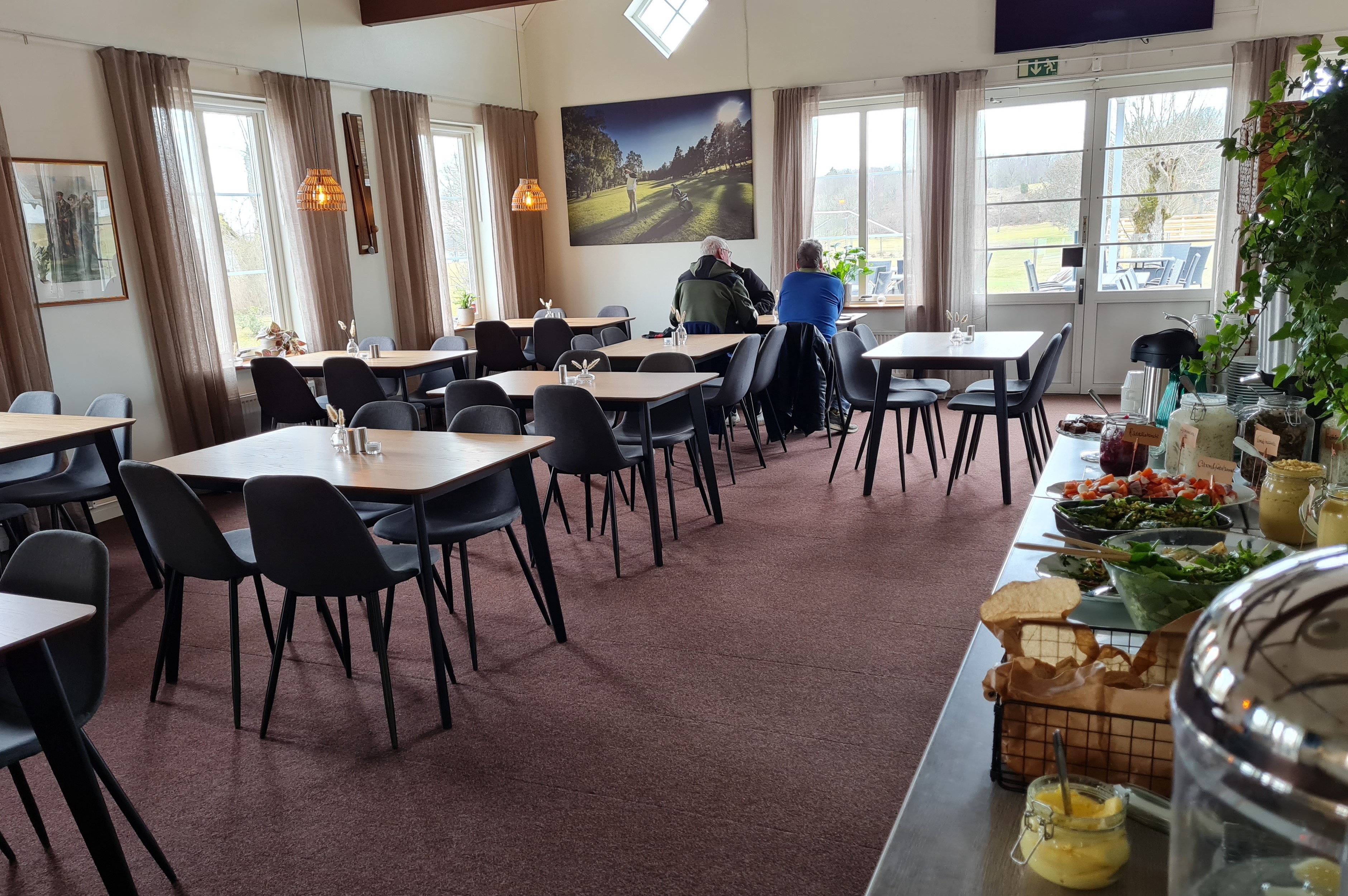 chairs and tables at restaurant