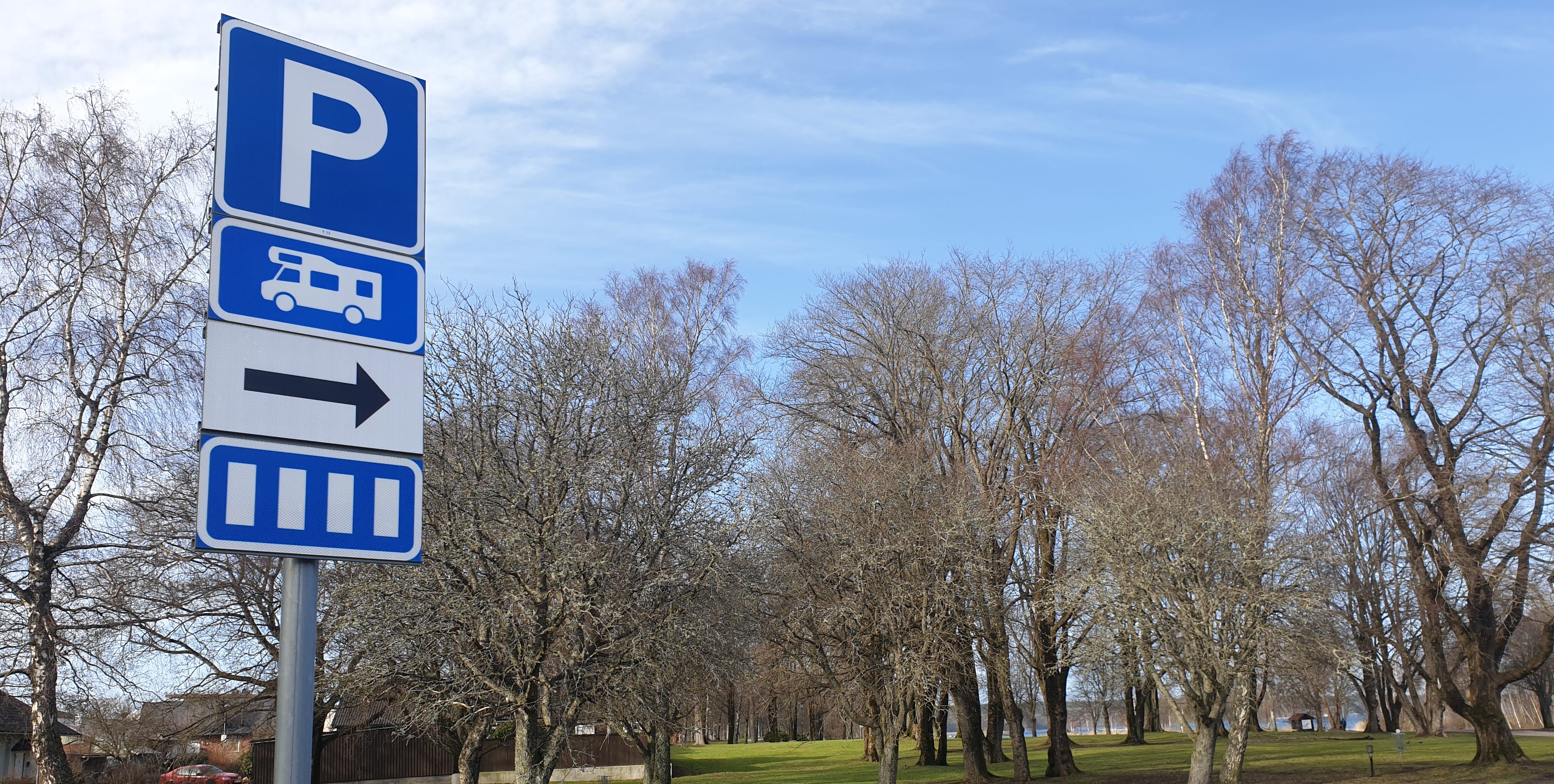 Husbilsparkering Sjövallen