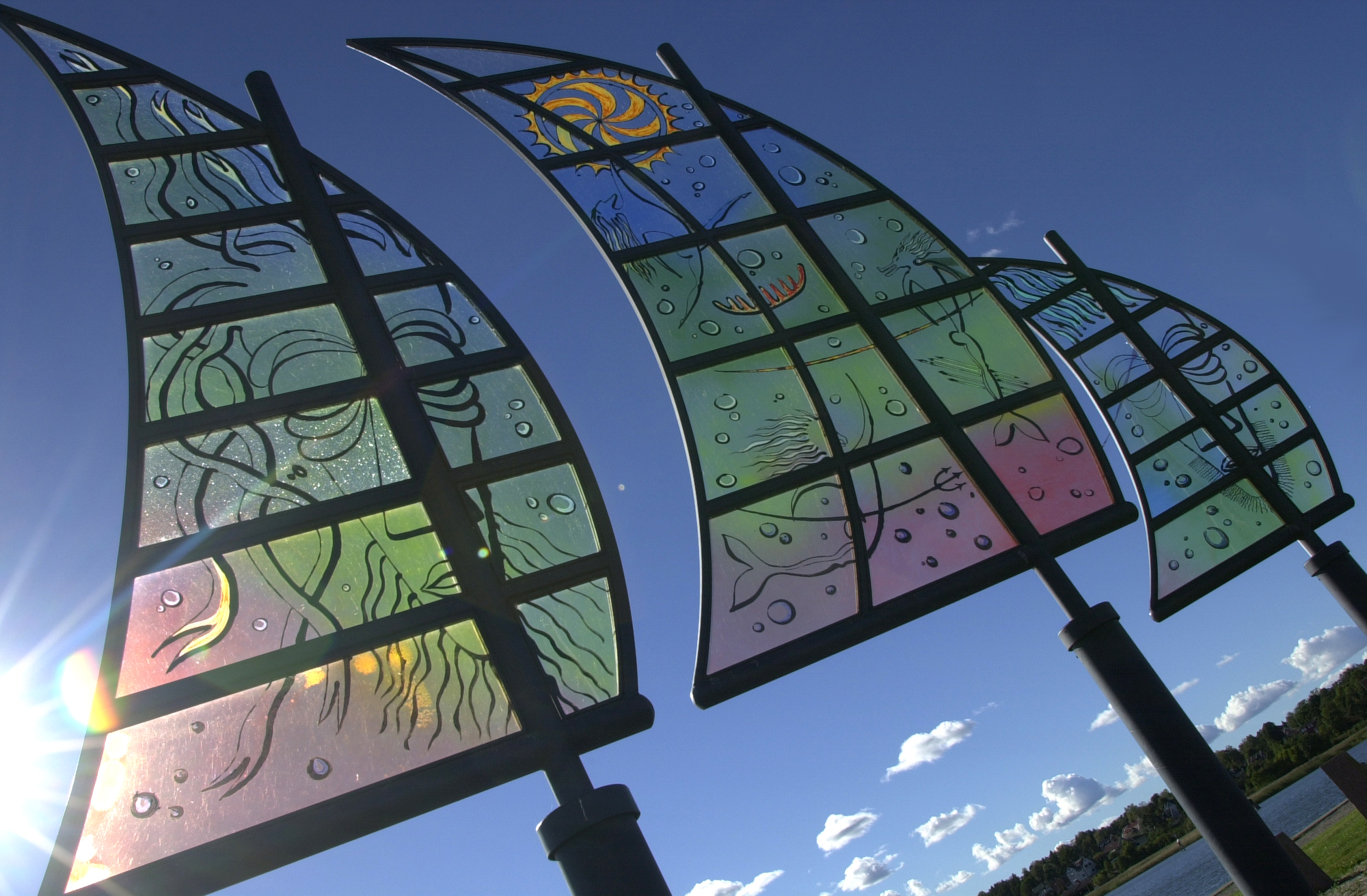 The Sculpture Andarnas skepp.