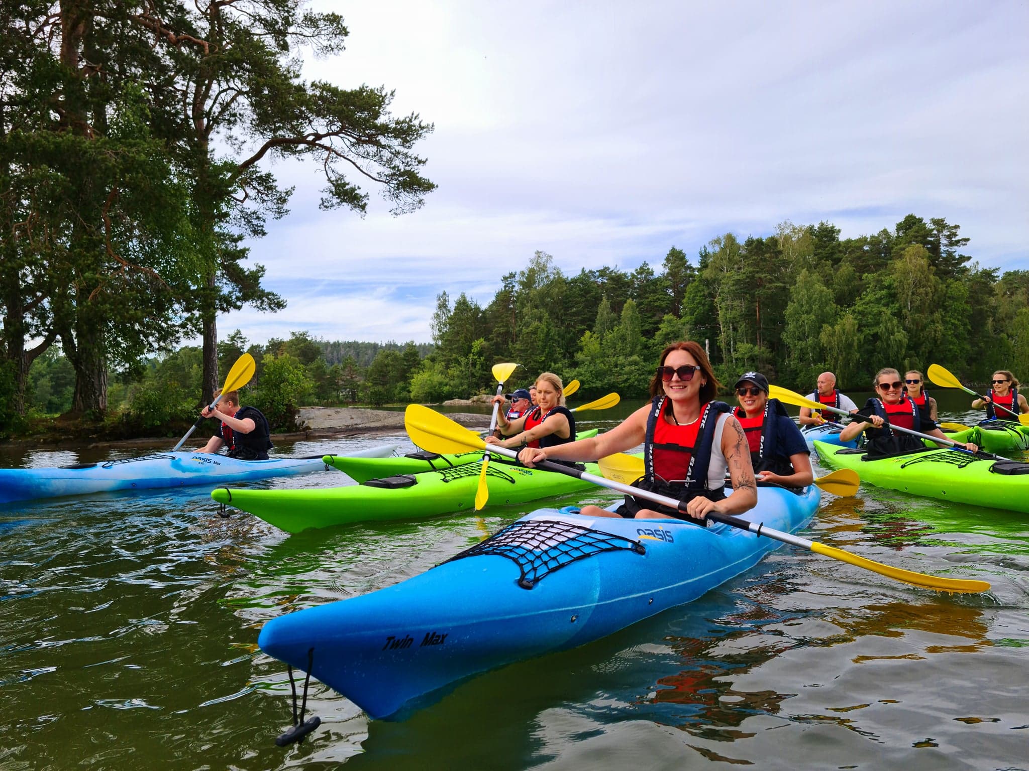 Blågrönt liv - Kajak och Vandring