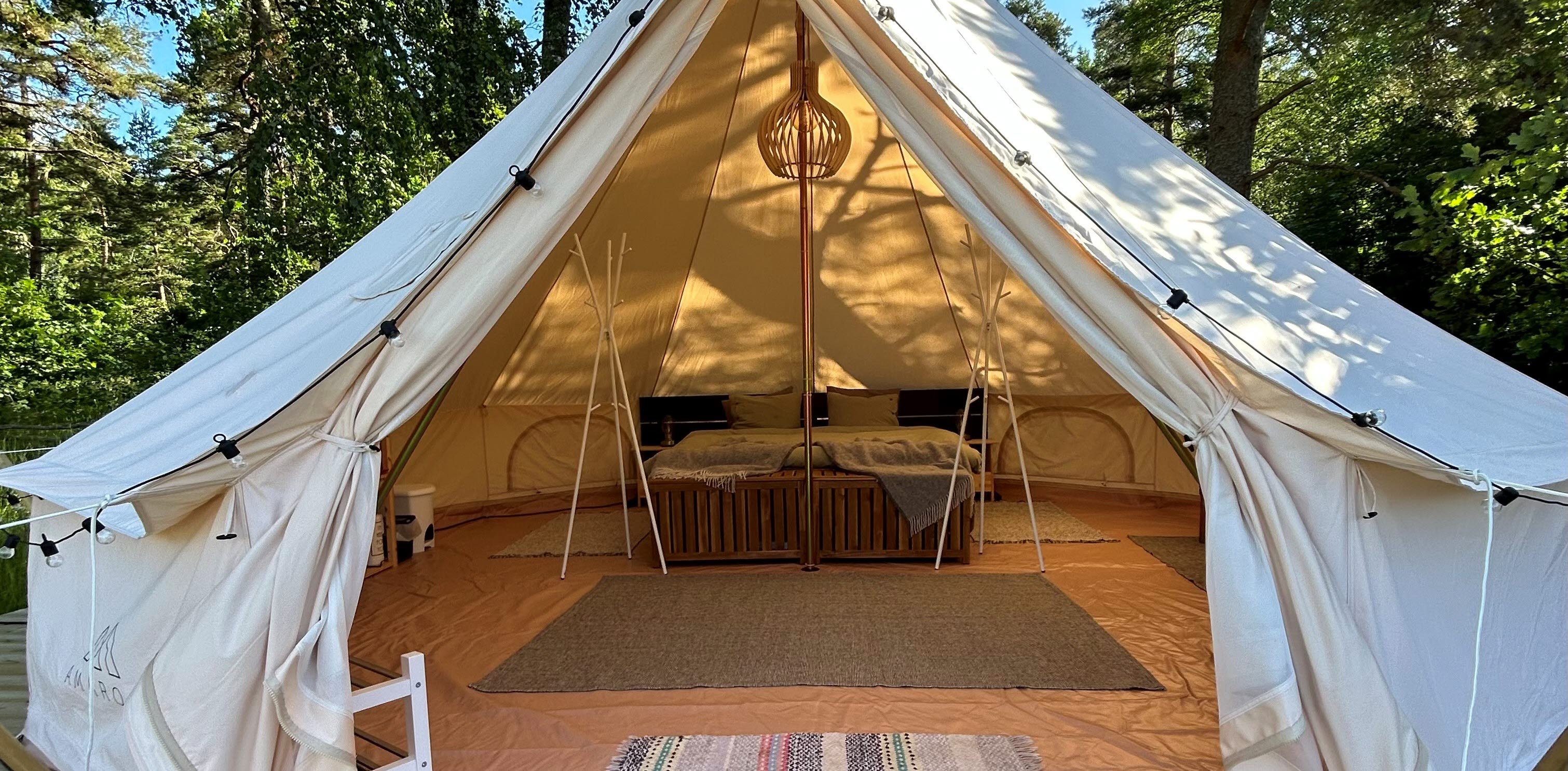 Glamping på Hunneberg