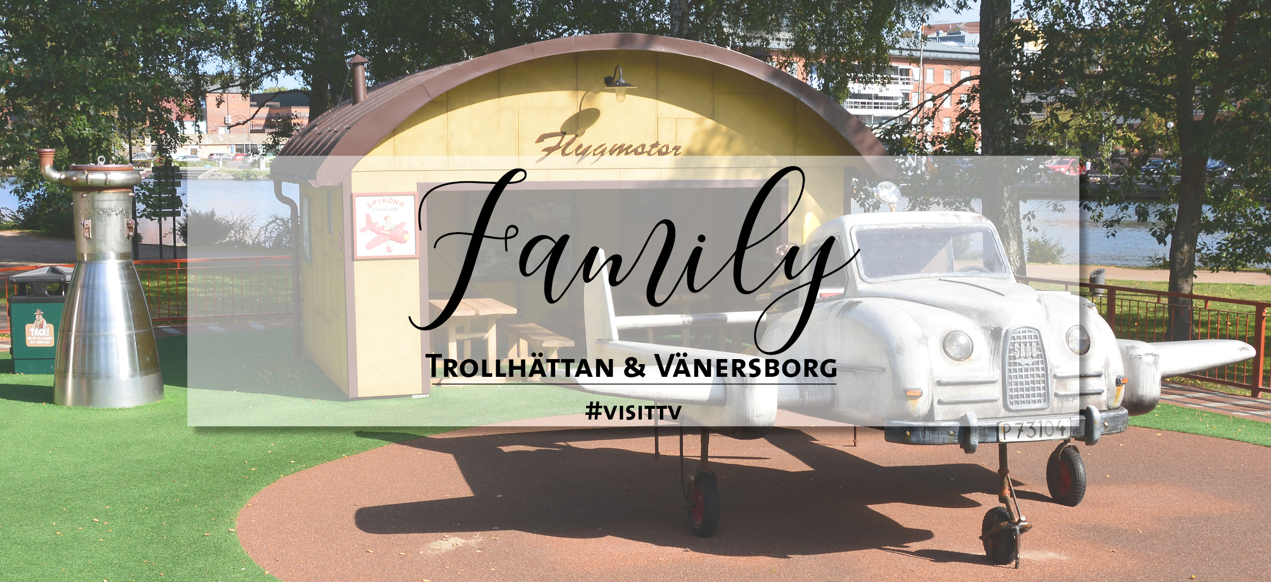 Playground on Spikön island in Trollhättan.