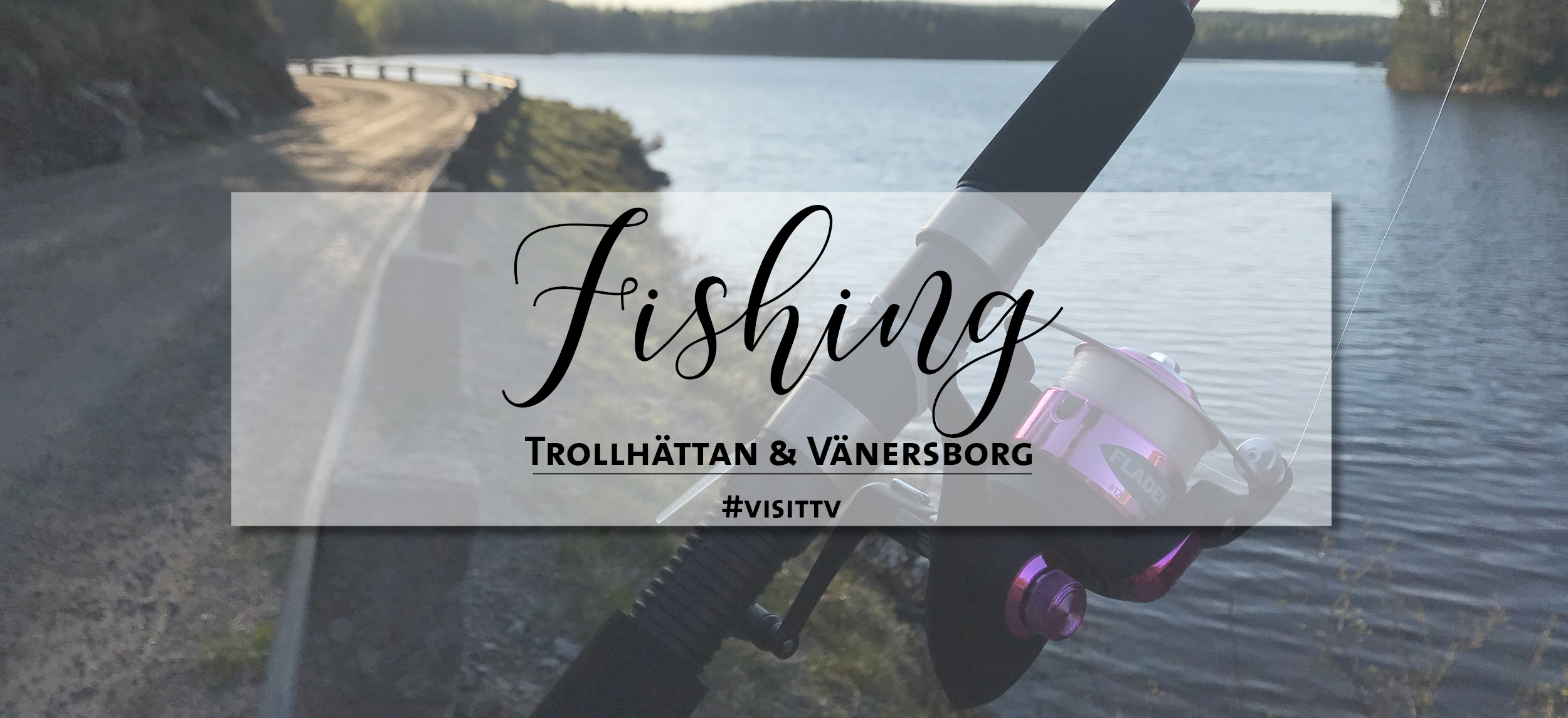 Närbild fiskespö.
