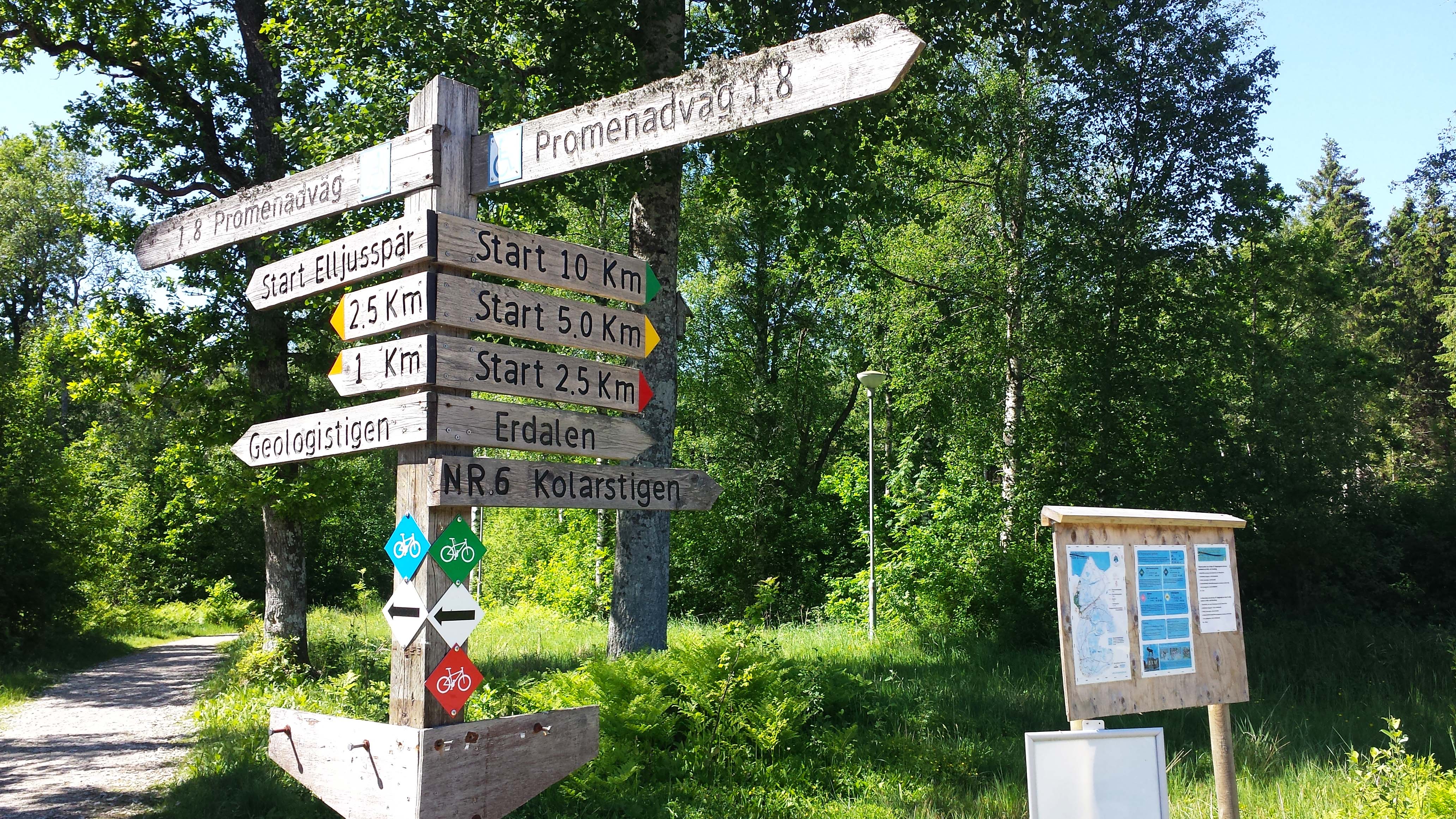 Elljusspår Hunneberg