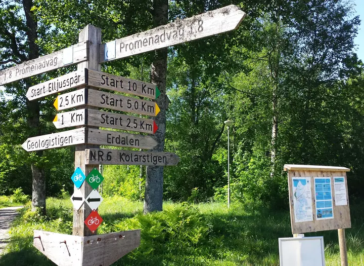 Elljusspår Hunneberg