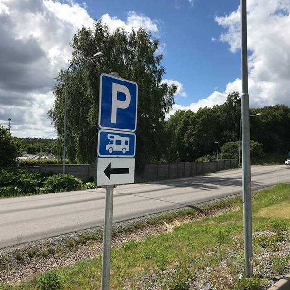 Husbilparkering Överby