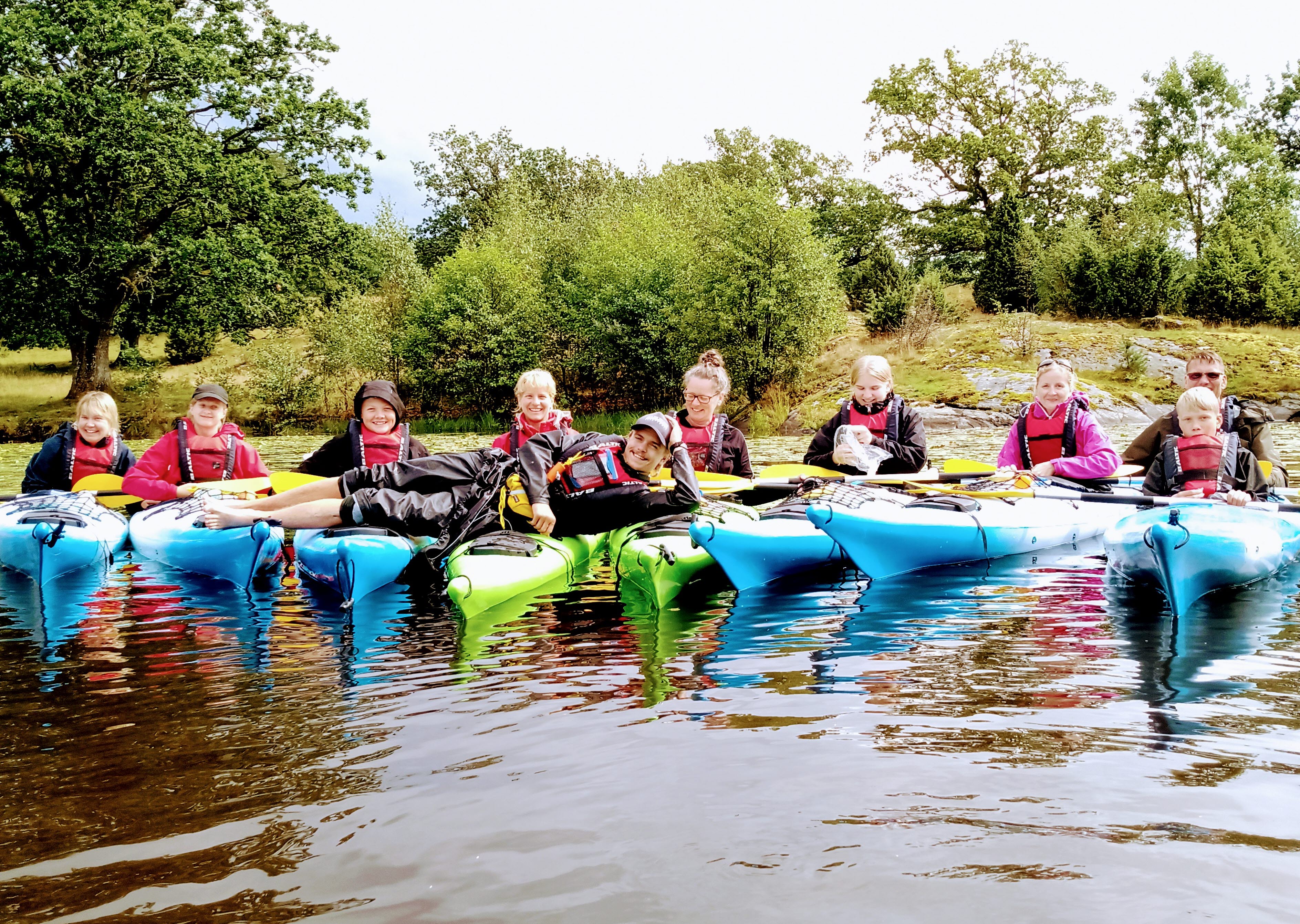 Ta gult paddelpass med Blågrönt Liv i vackra Gravlången!