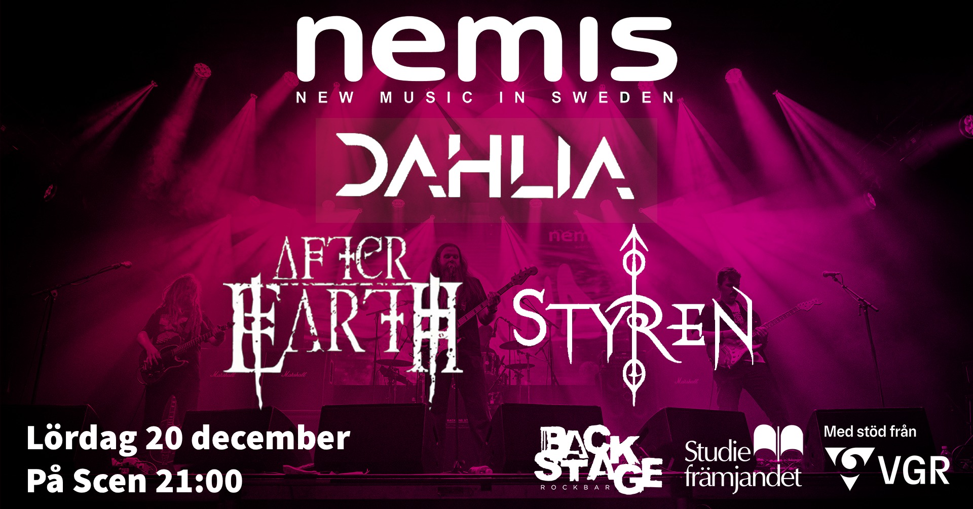 Backstage NEMIS Night