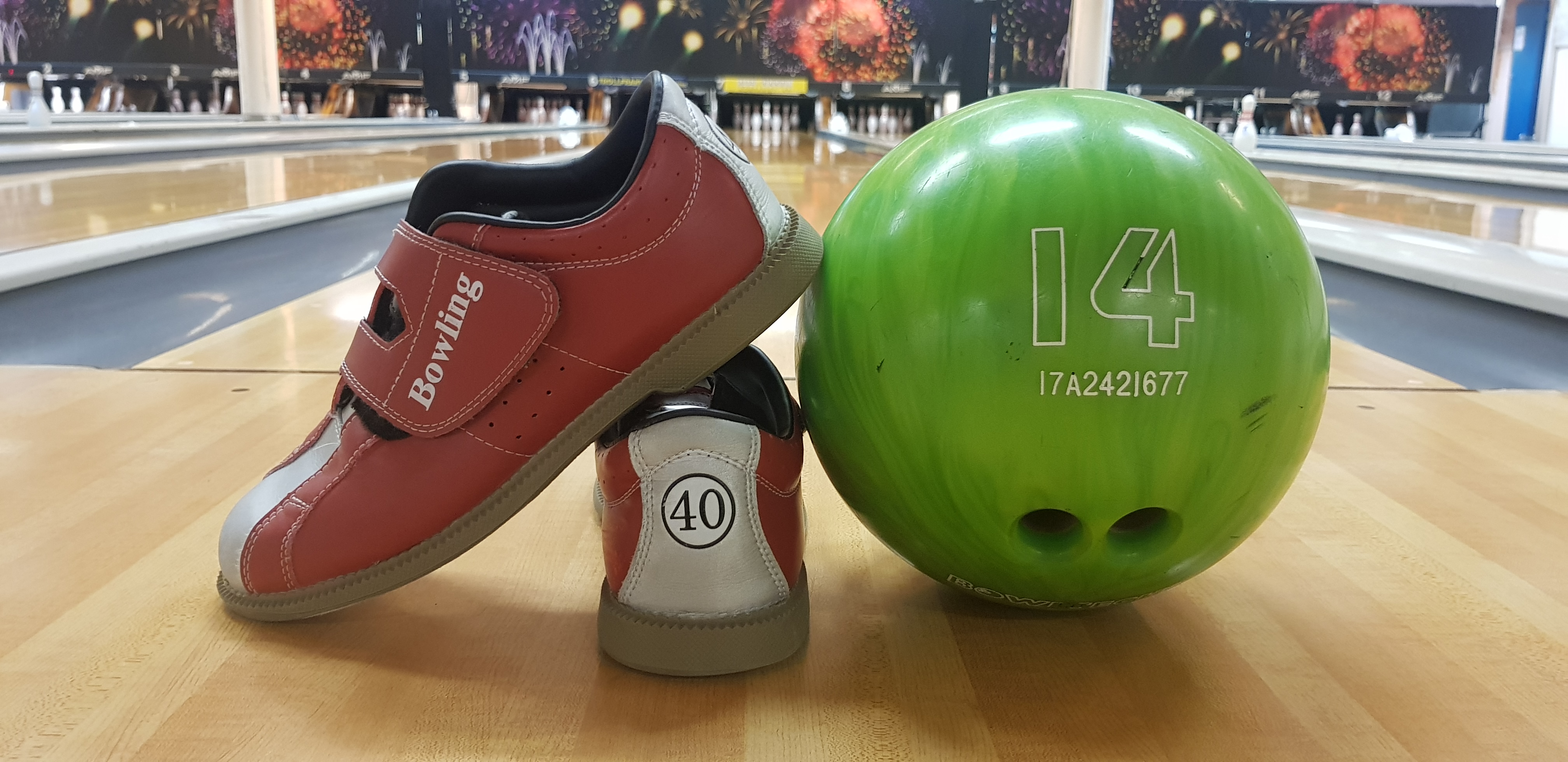 Bowlingskor och bowlingklot 