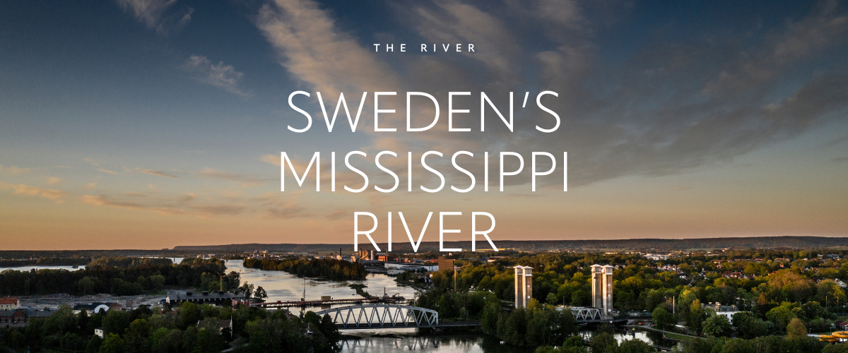 Vy över Göta älv och Trollhättan