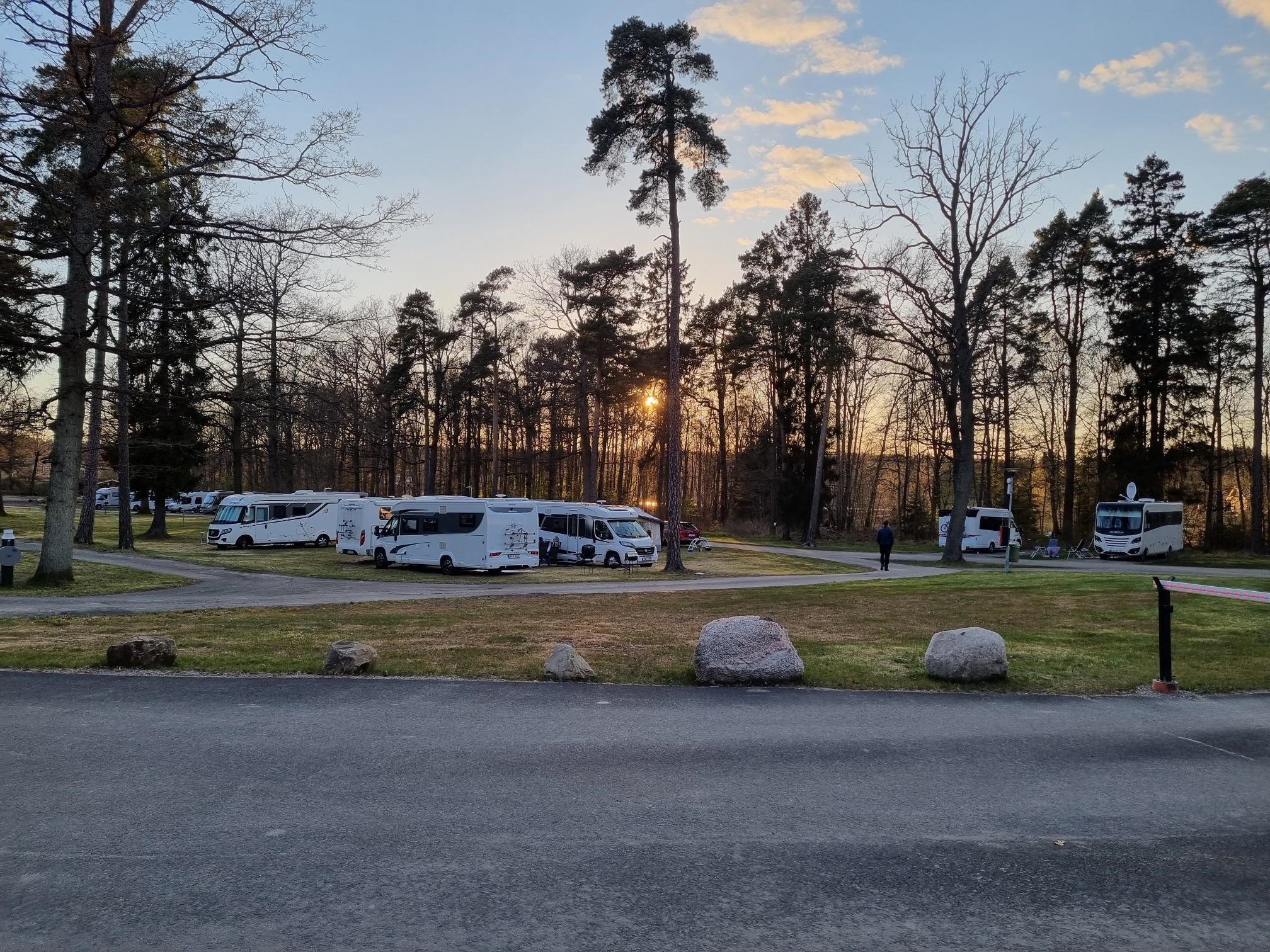 Vy från Trollhättans Camping City