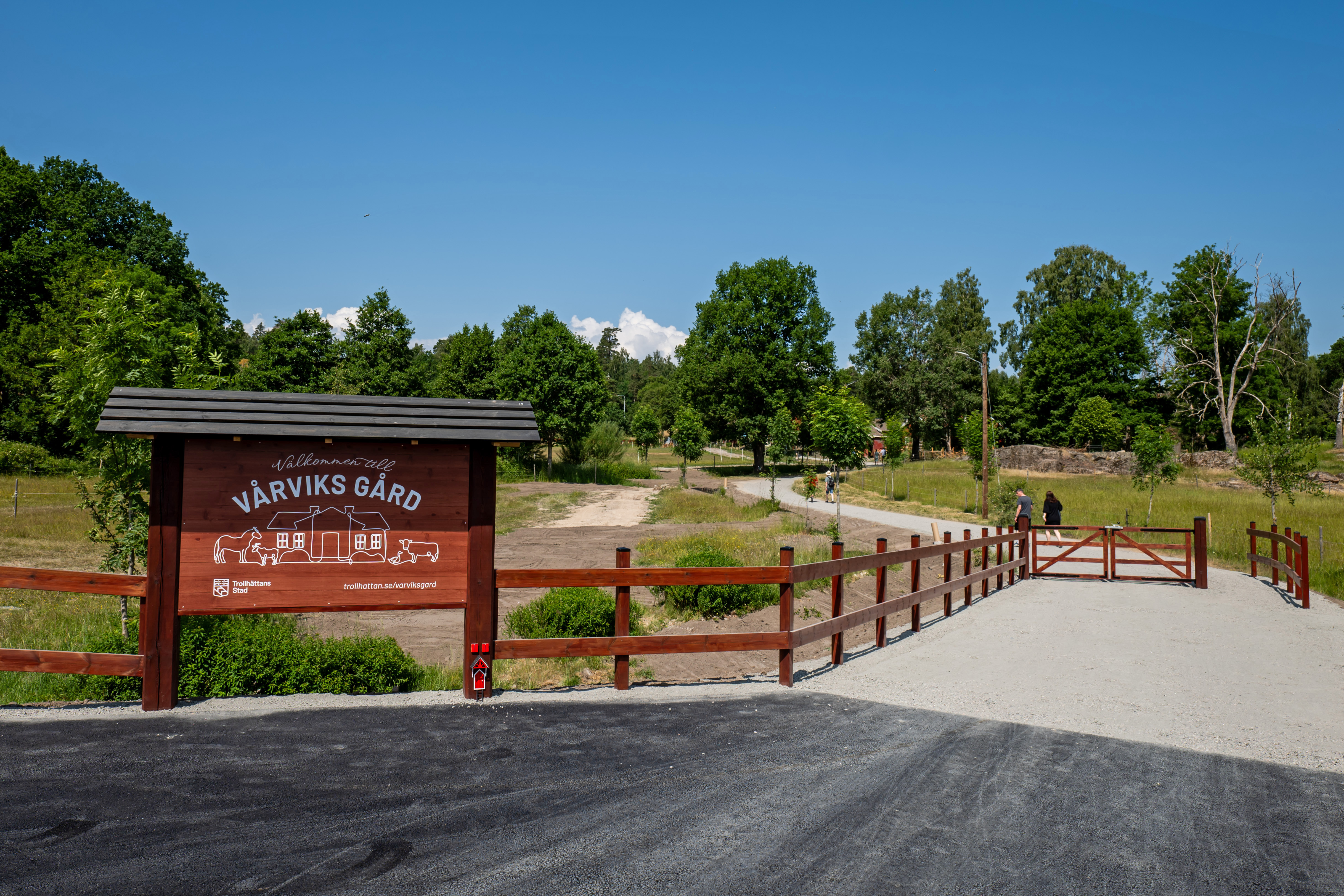 Ingång till gården Vårviks Gård