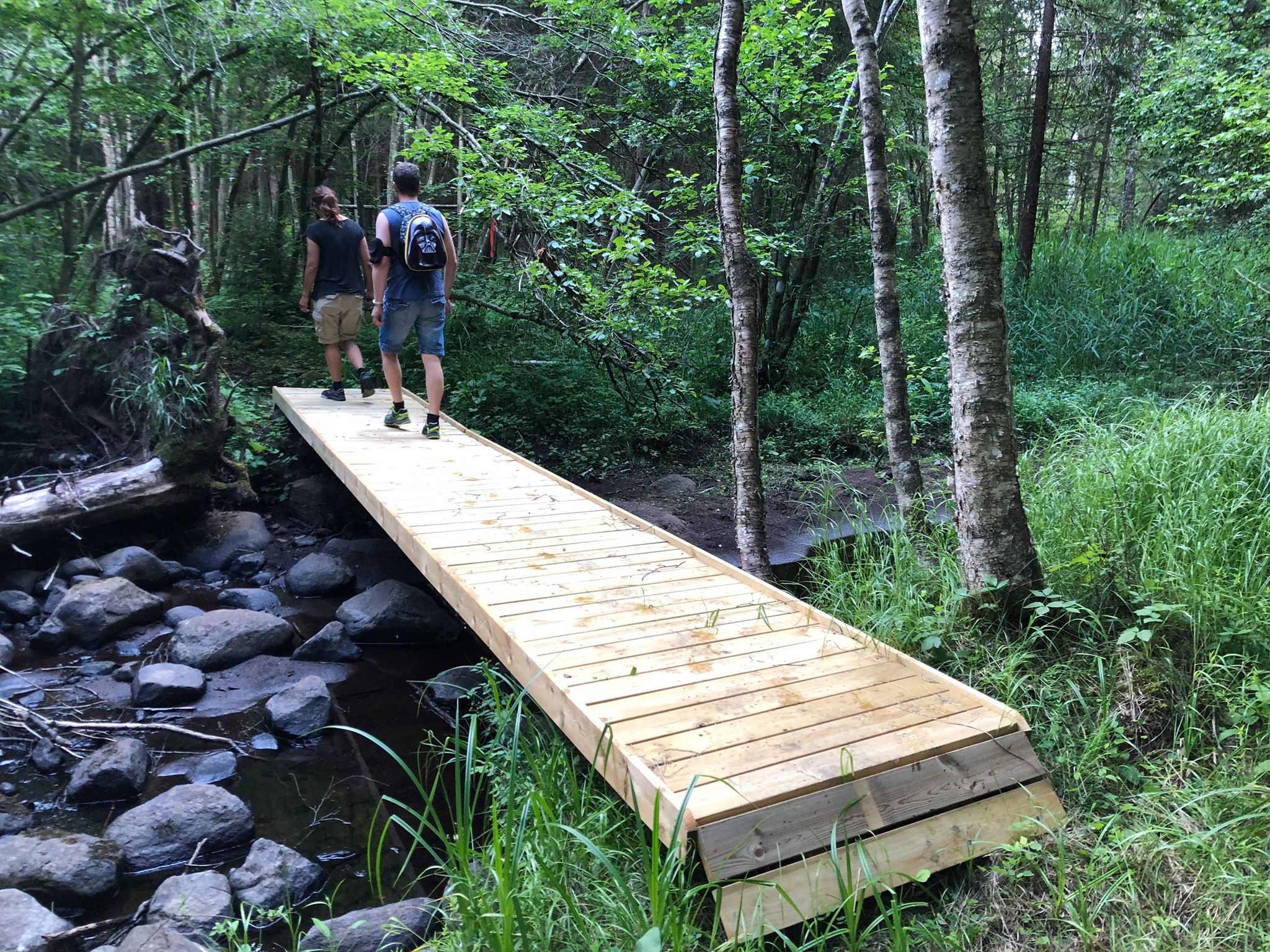 Lassalyckan is perfect for trailrunning and walking. 