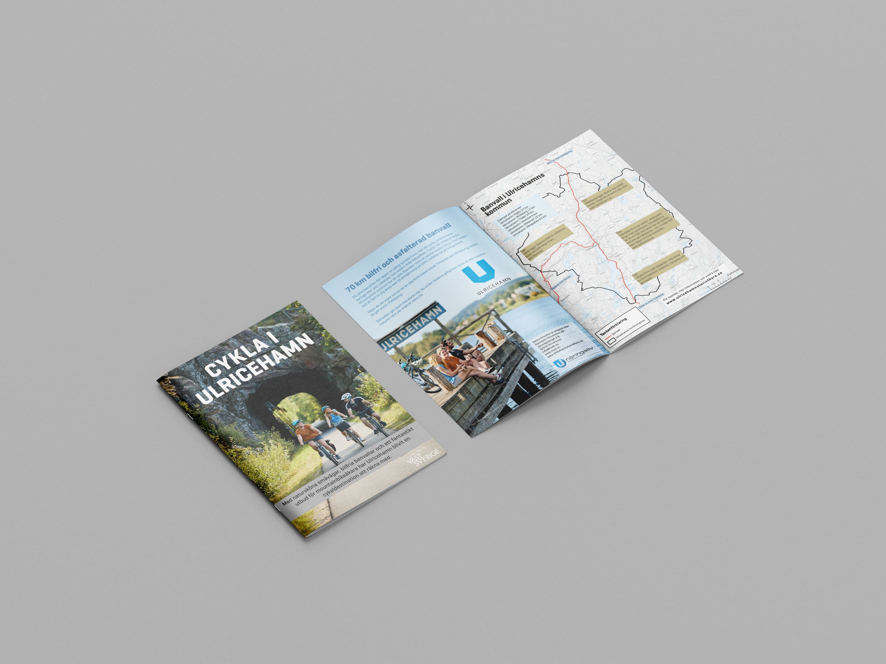 Broschyr om cykel i Ulricehamn