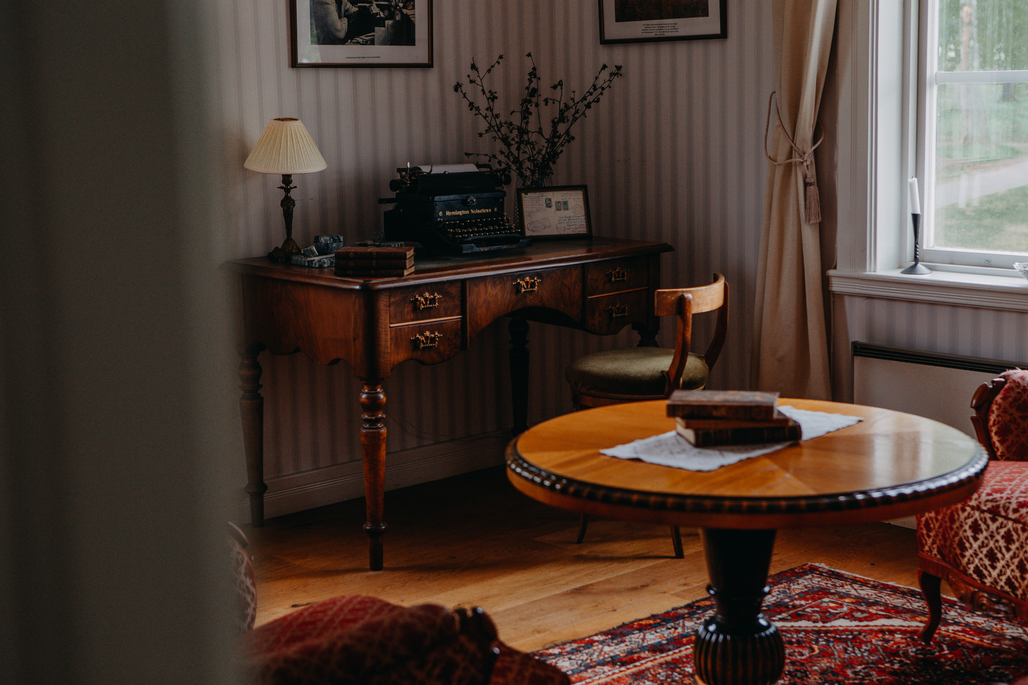 Birgit Sparres skrivarlya på Åsundsholm