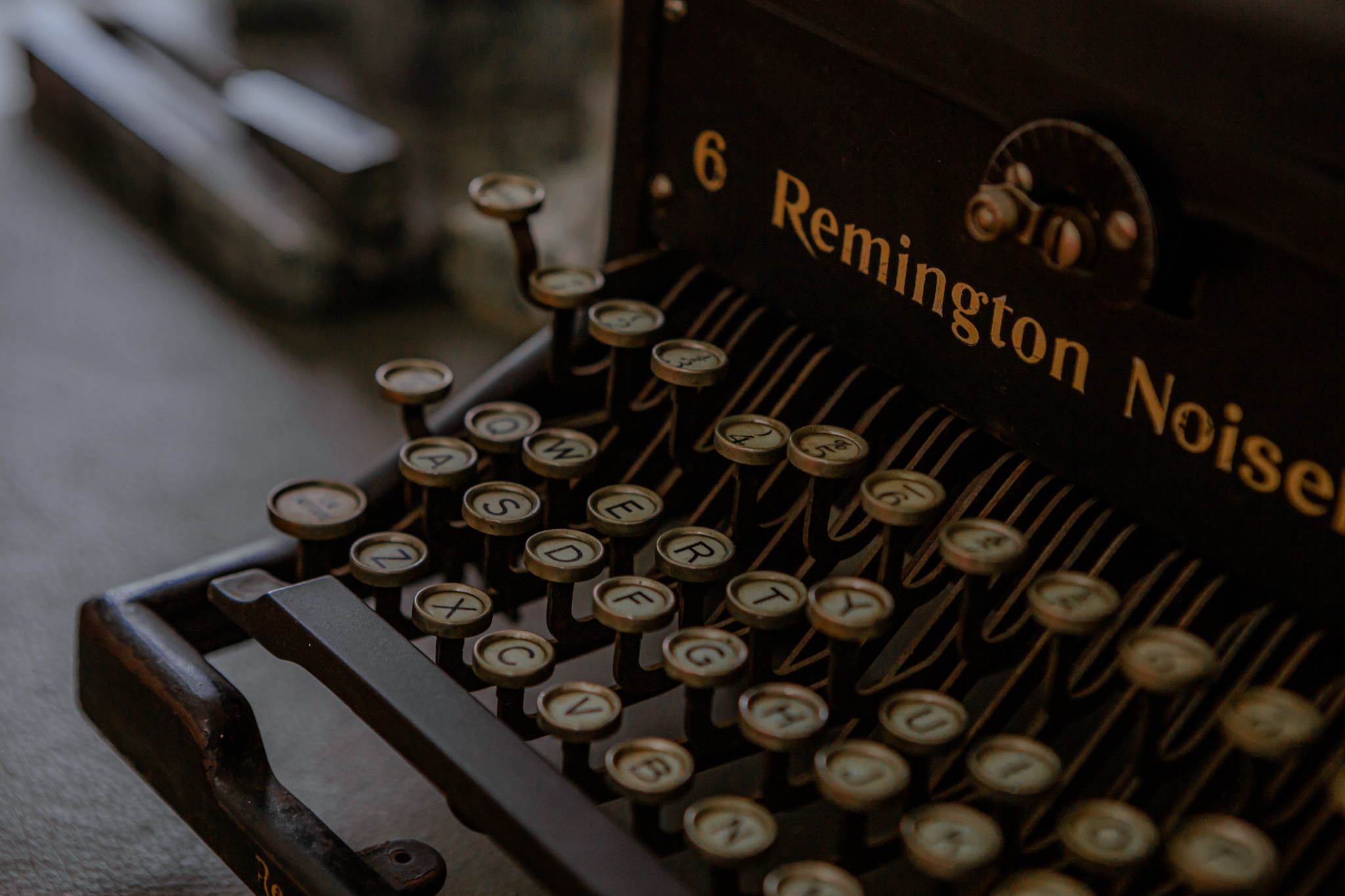 Skrivmaskin inzoomat