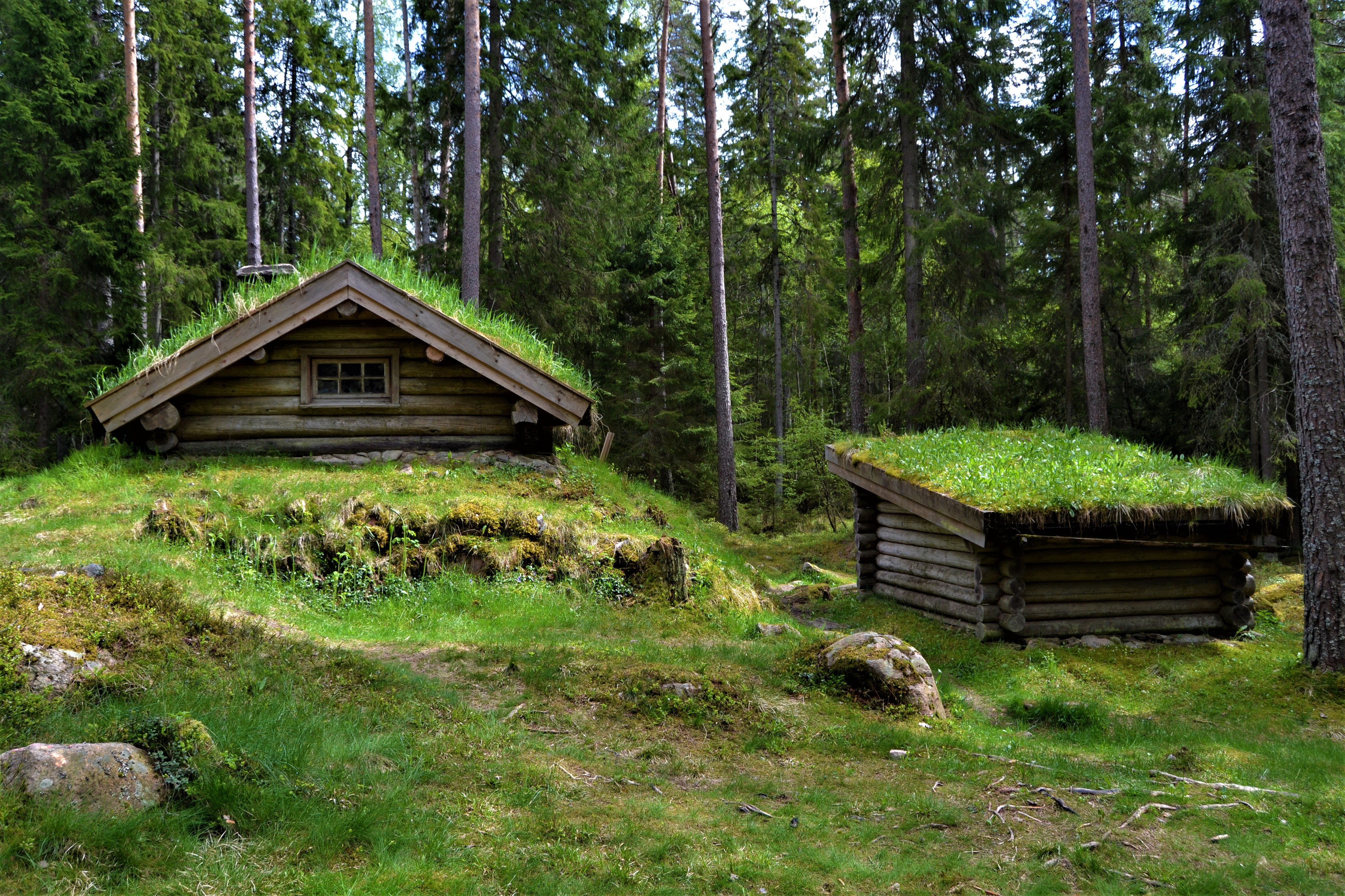 Old livingplace in the nature