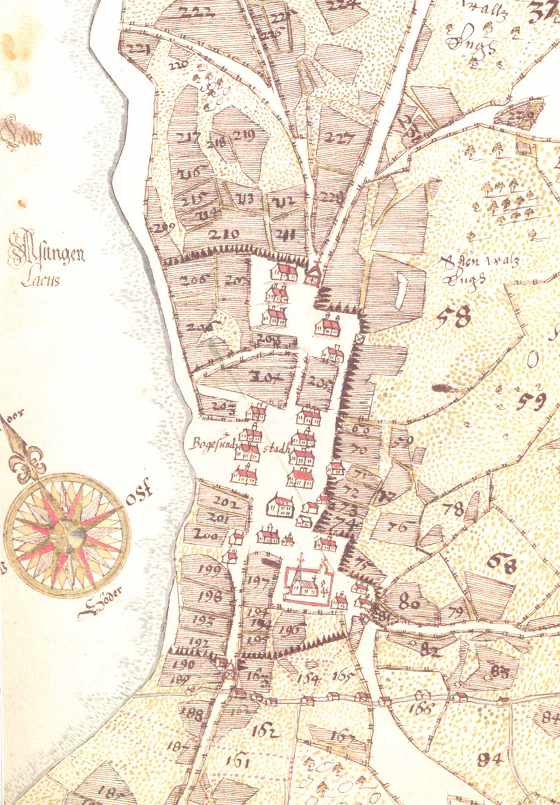 Old map of Ulricehamn