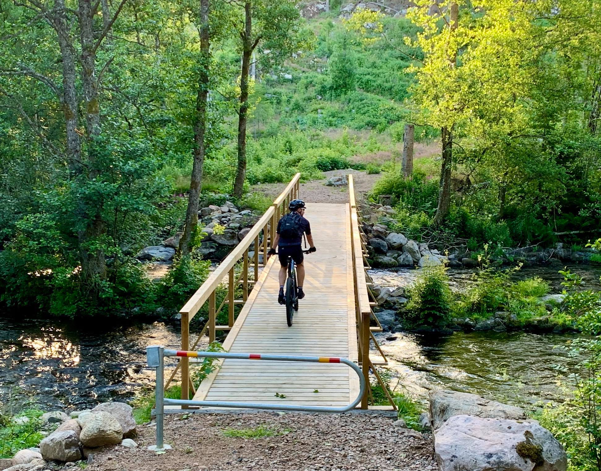 En runda för cykel som Ulricehamns Turistbyrå i samarbete med Pär Carlzen har tagit fram.