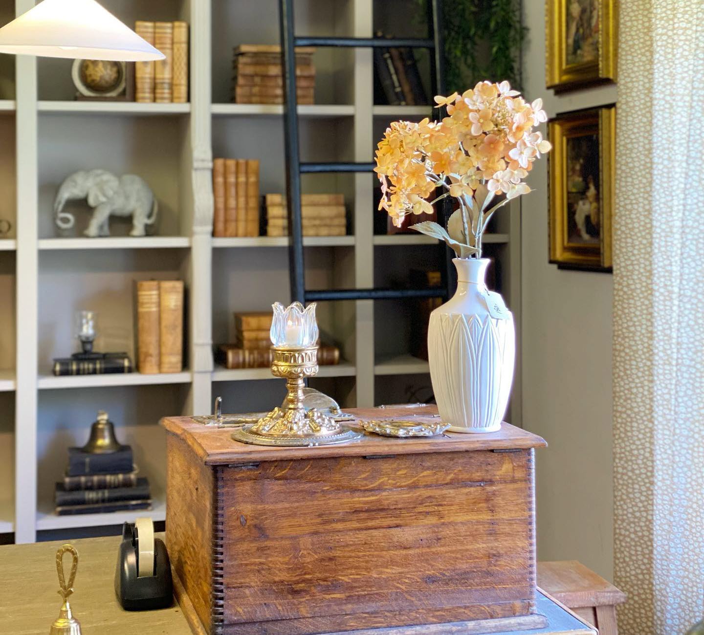 Antique interior at Lilla Äspered