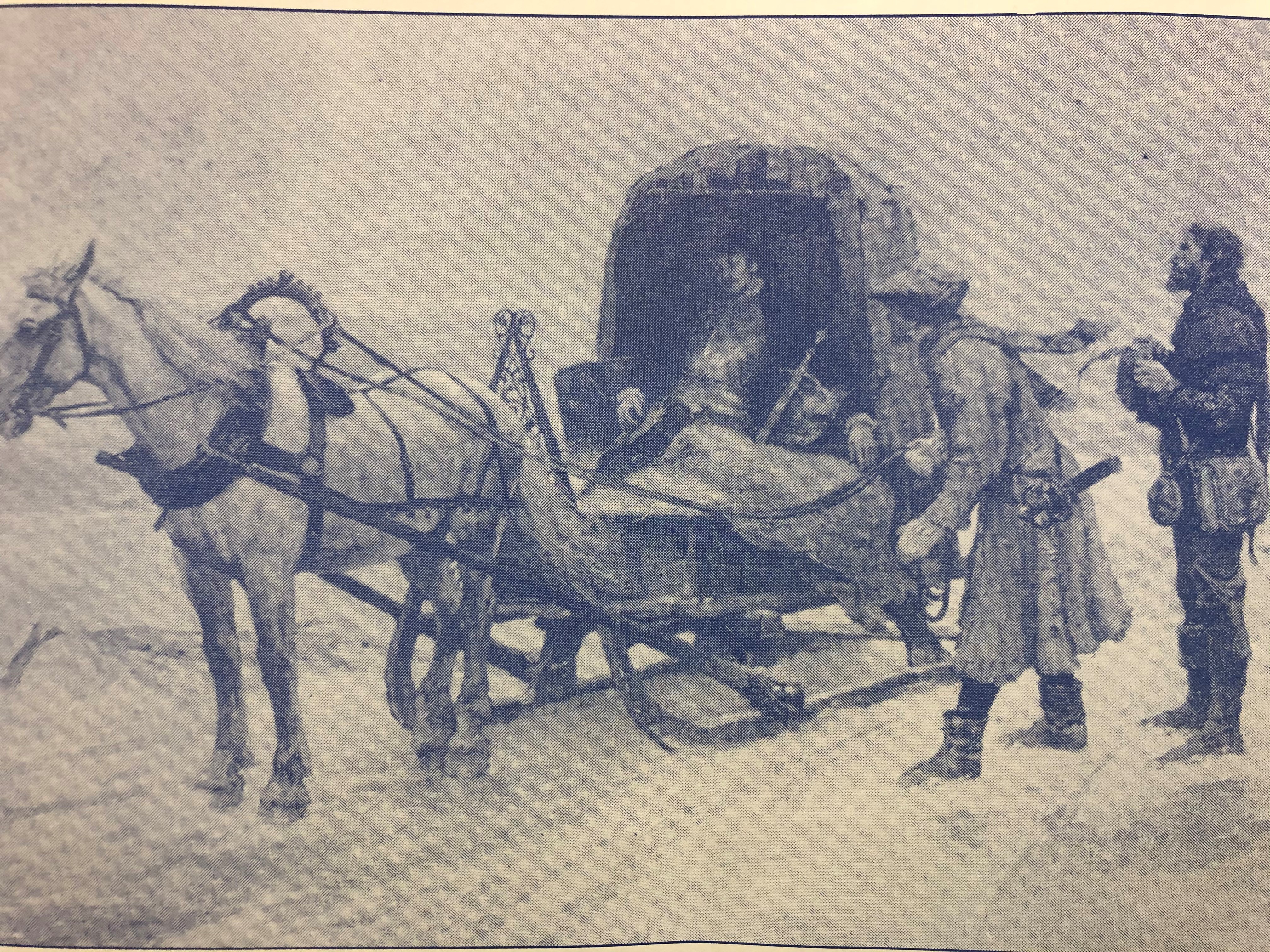 Målning av Stens Sture sårad på åsunden is