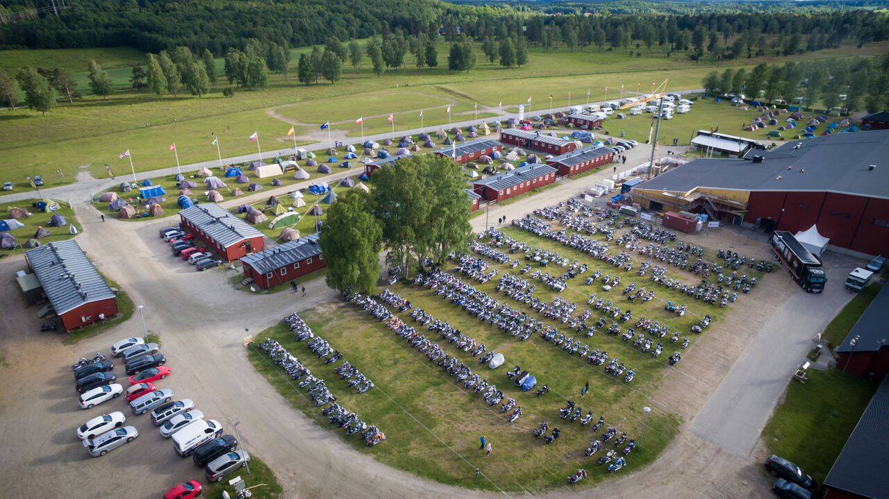 Flygfoto Tånga Heds parkering